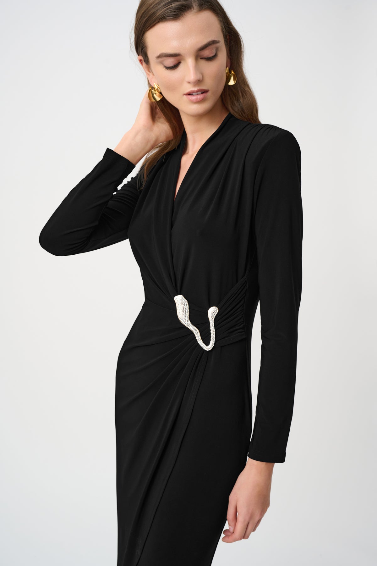 JOSEPH RIBKOFF BLACK DRESS 263709 11 226