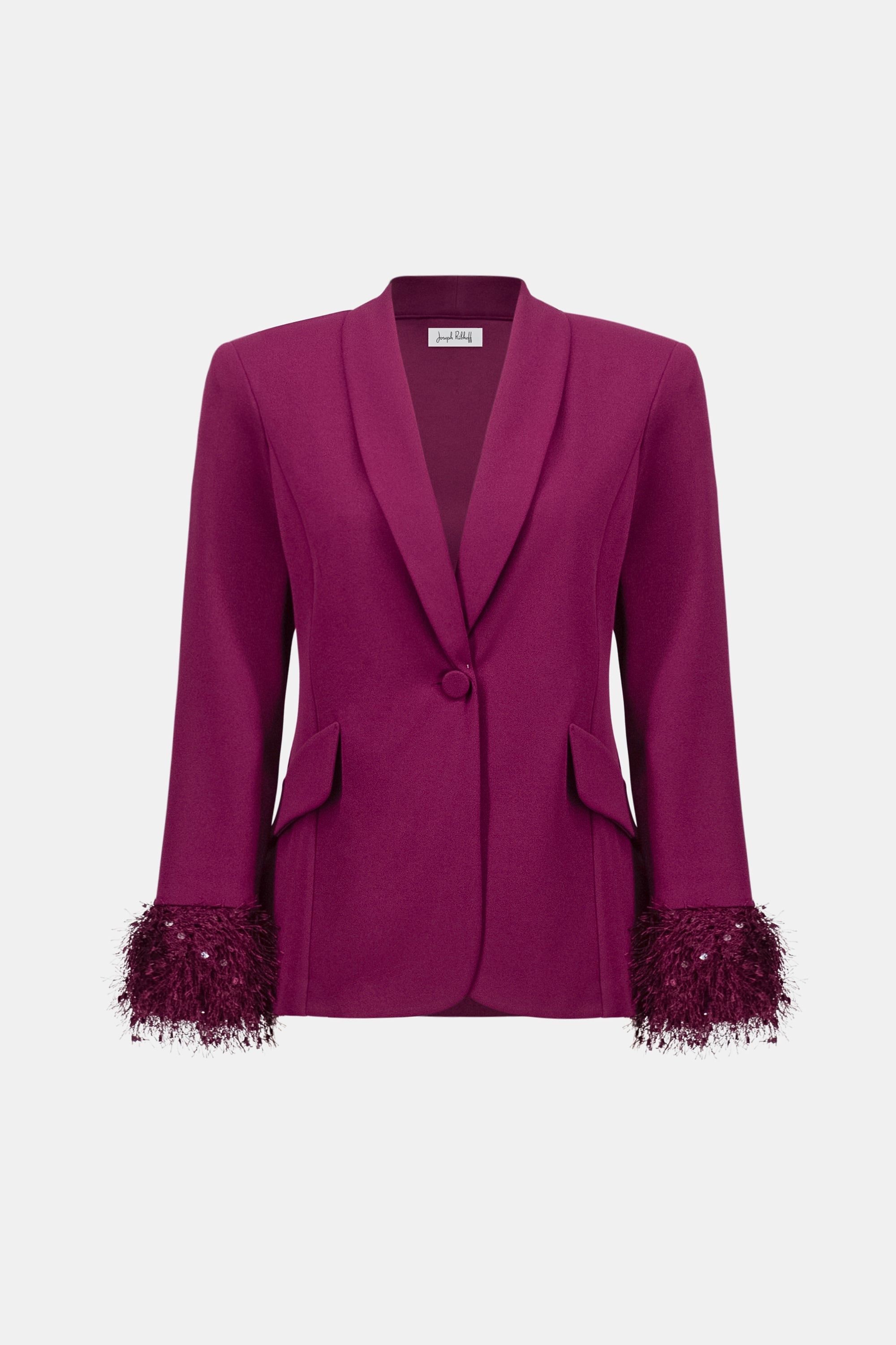 JOSEPH RIBKOFF WINE BLAZER 263714 4542 226