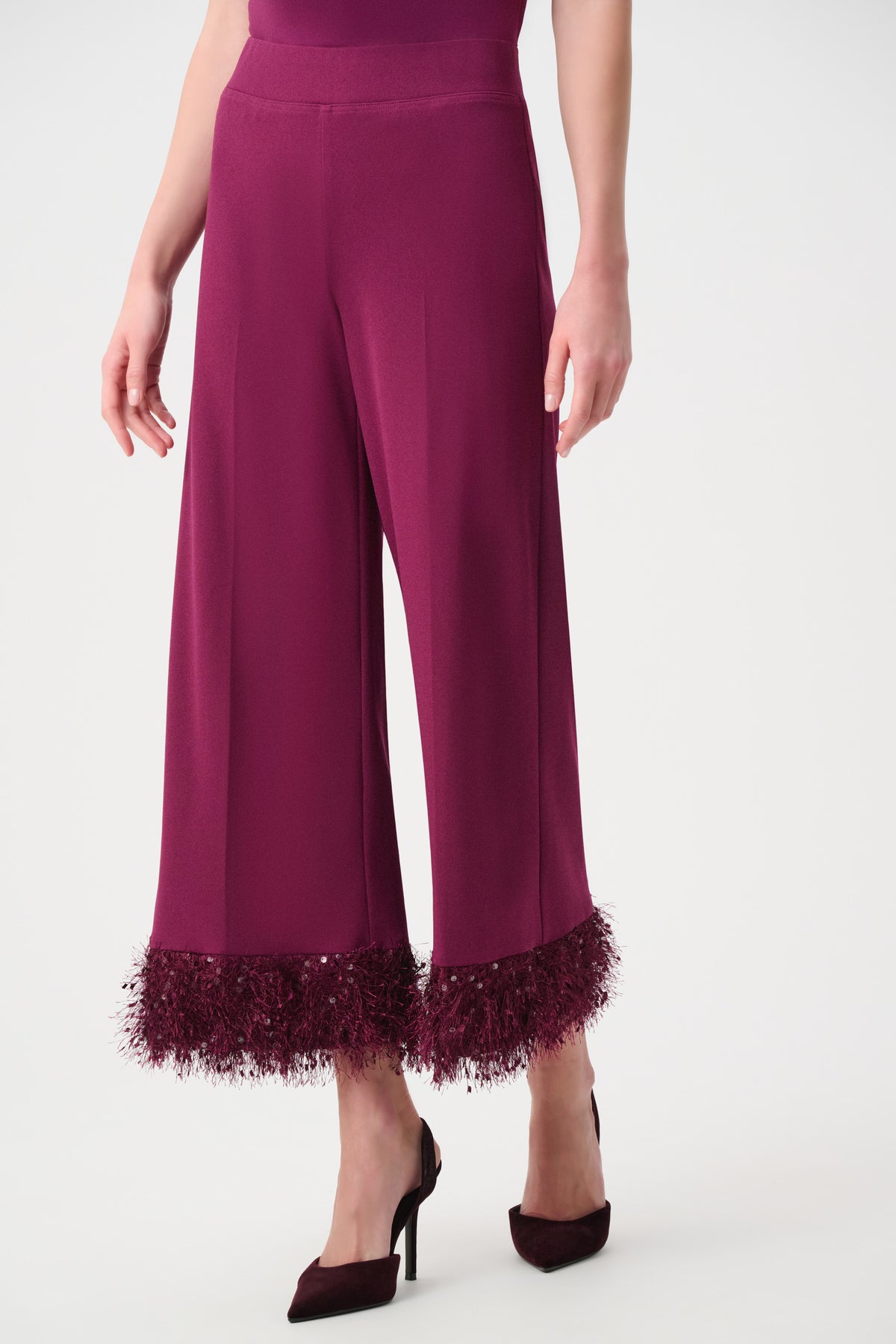 JOSEPH RIBKOFF WINE PANT 263715 4542 226