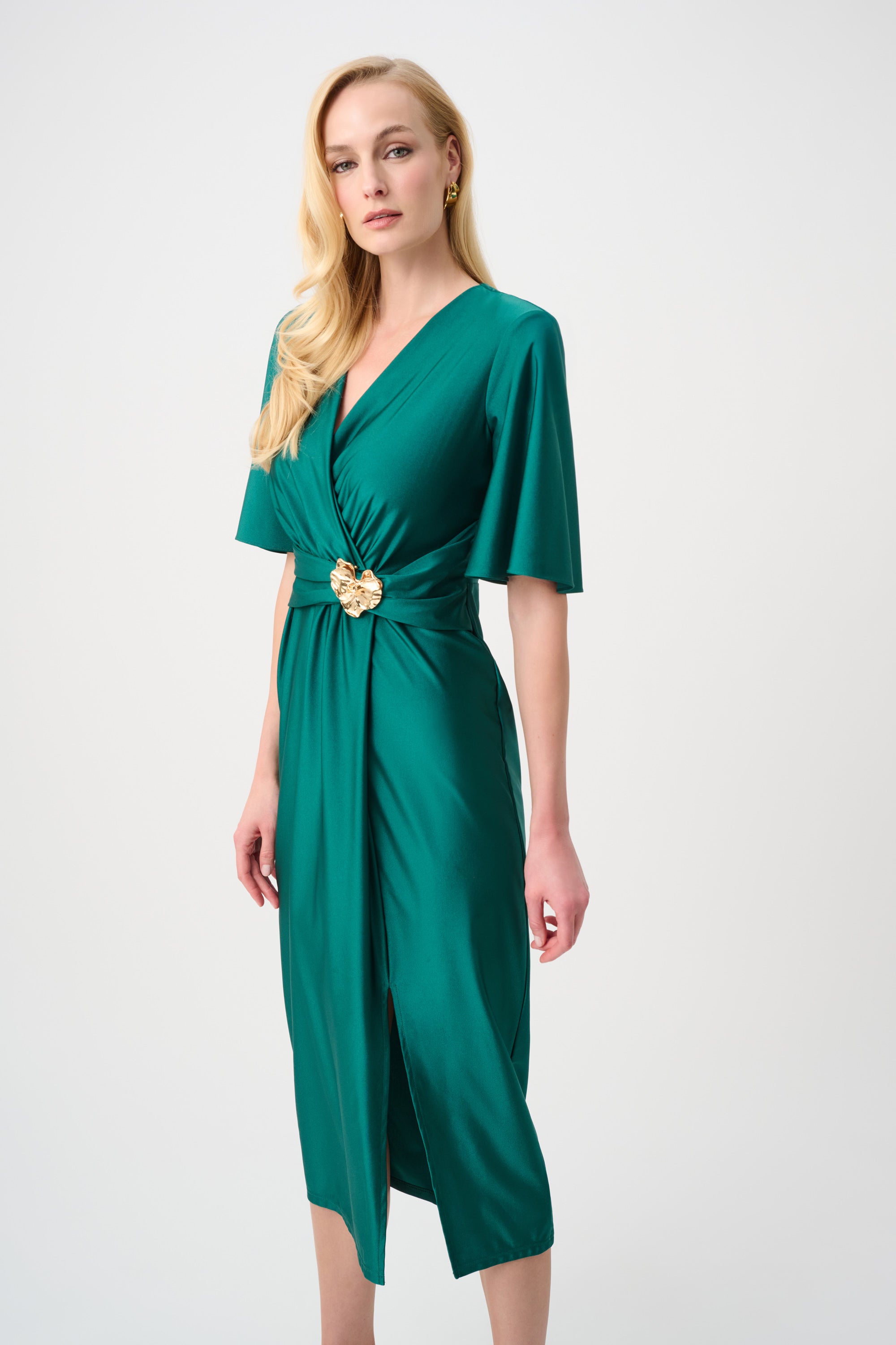 JOSEPH RIBKOFF GREEN DRESS 263733 4549 226
