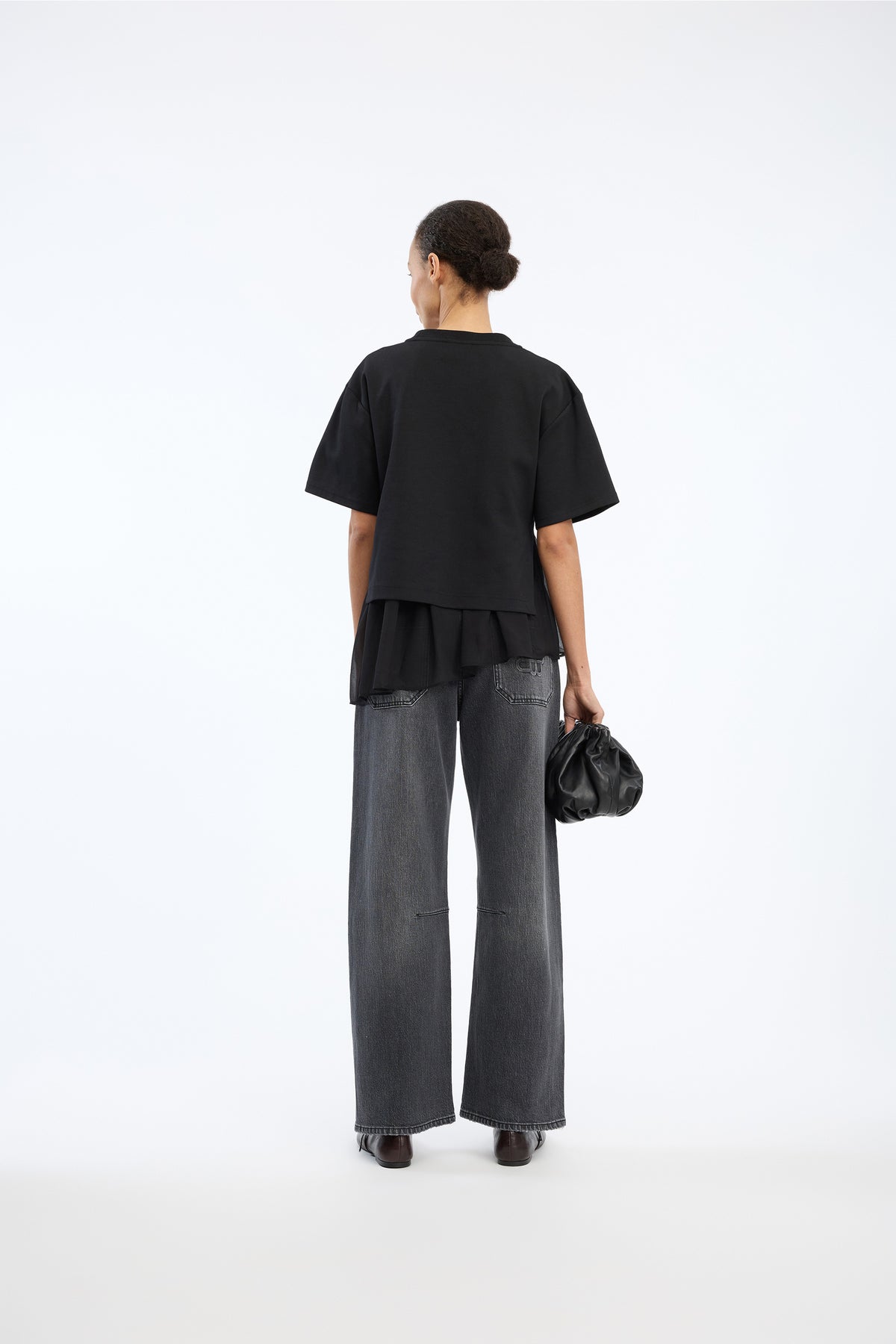 MUNTHE BLACK SEQUIN TOP VACH 226
