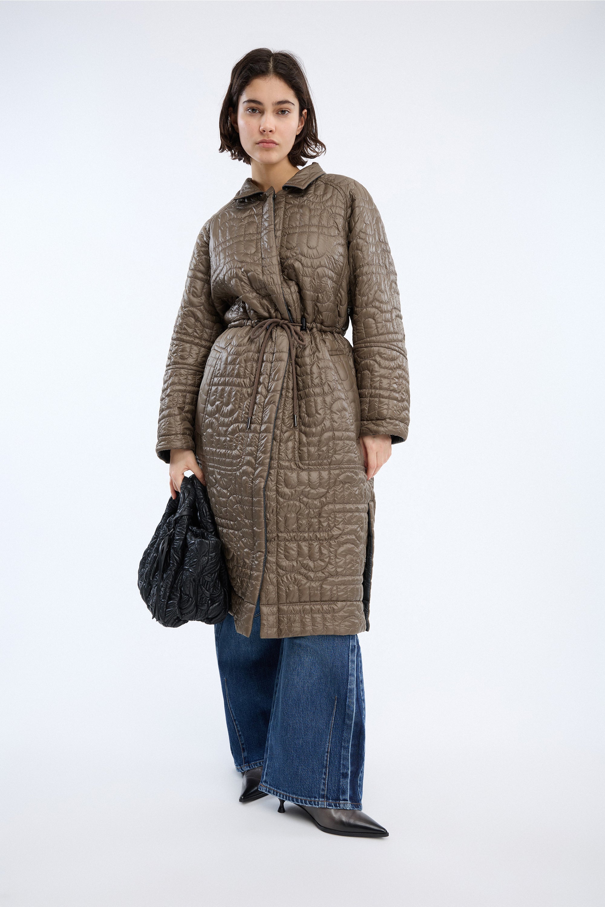 MUNTHE GREY QUILTED JACKET VERGER 226