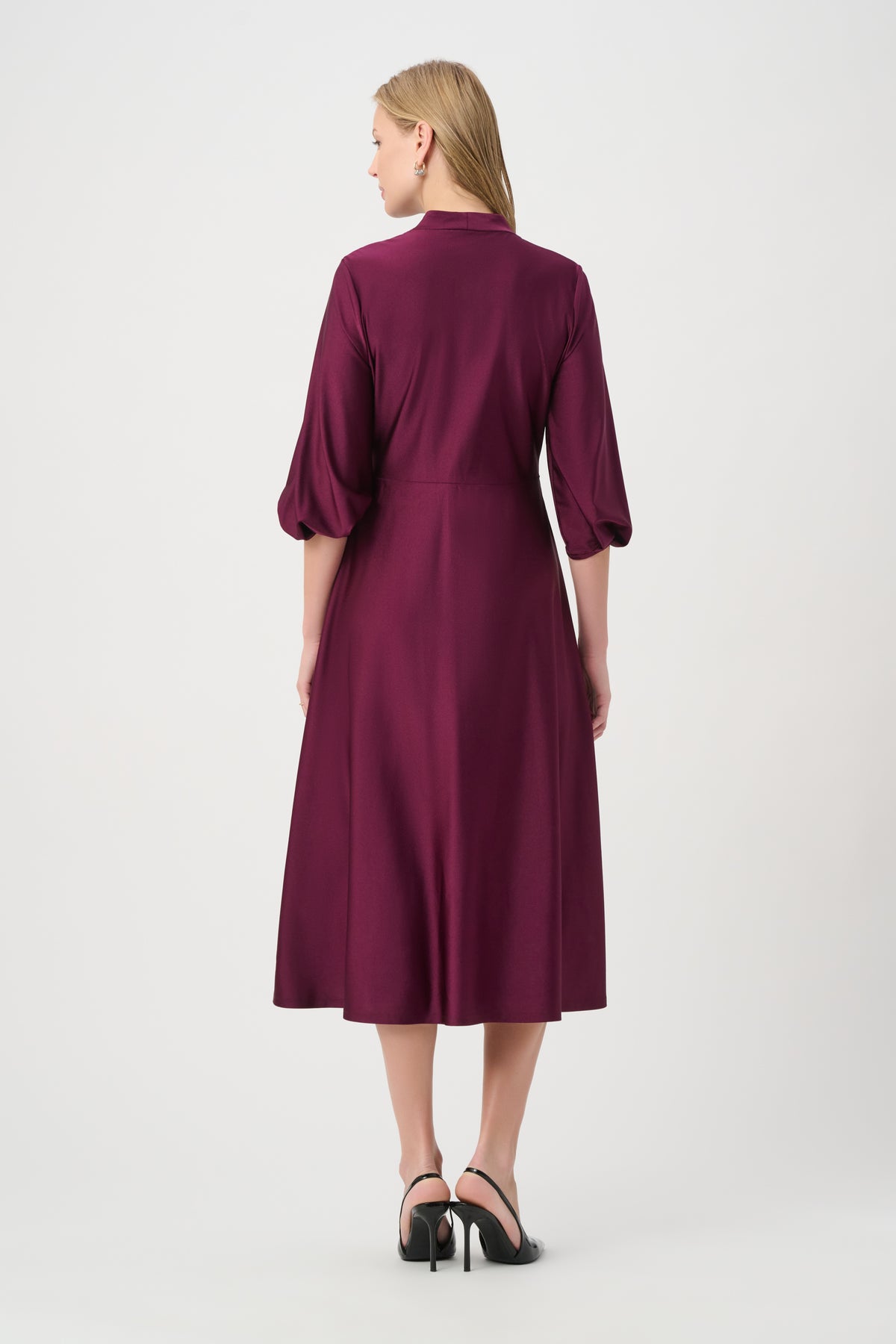 JOSEPH RIBKOFF WINE DRESS 264070 4539 226