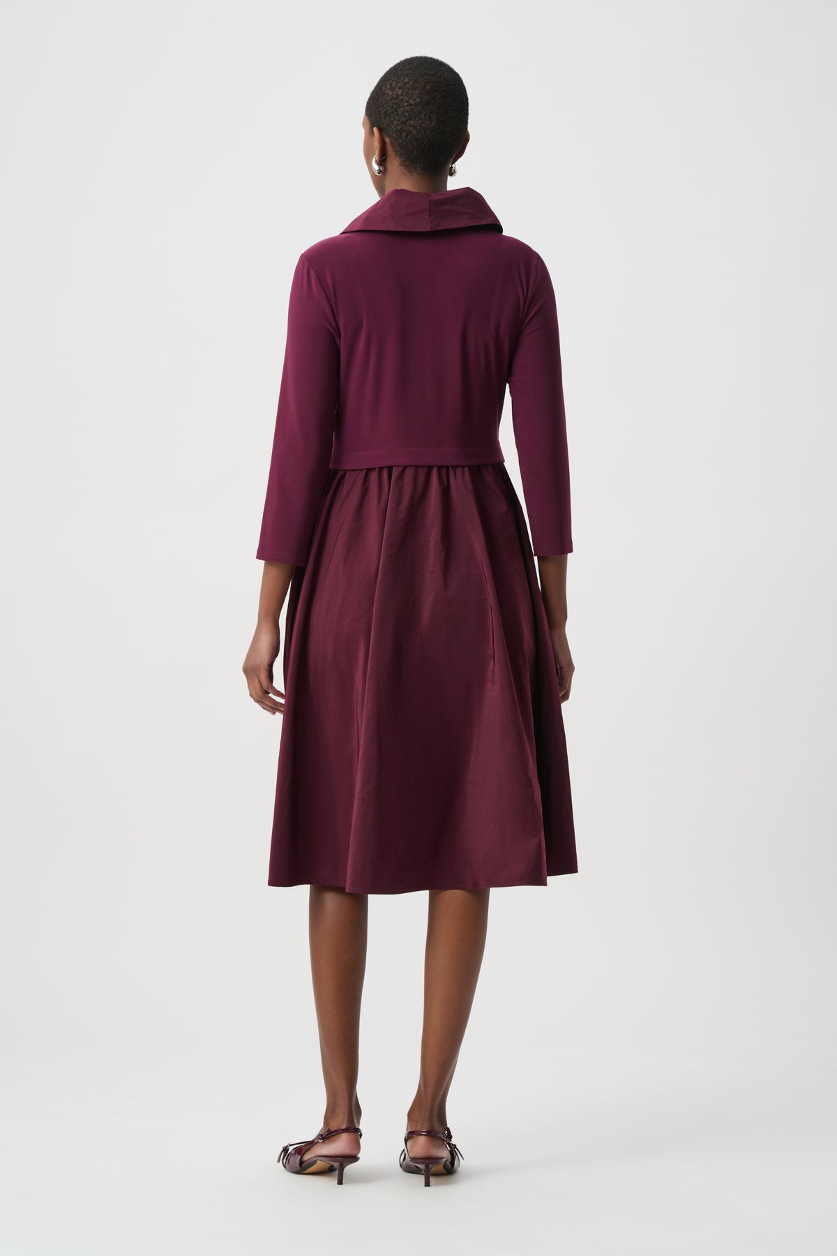 JOSEPH RIBKOFF WINE DRESS 264184 4539 226