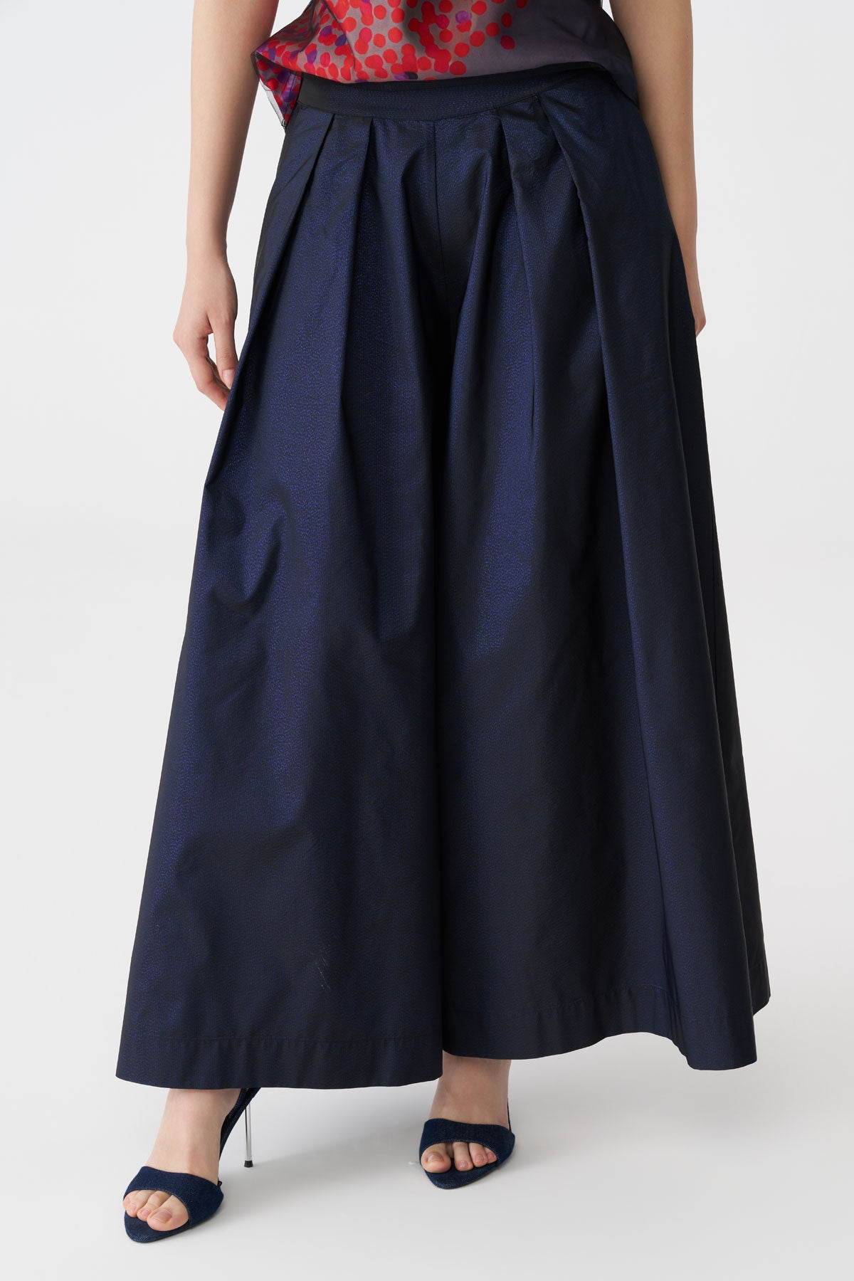 BIZE NAVY PLEATH FRONT TROUSERS BK8622 226