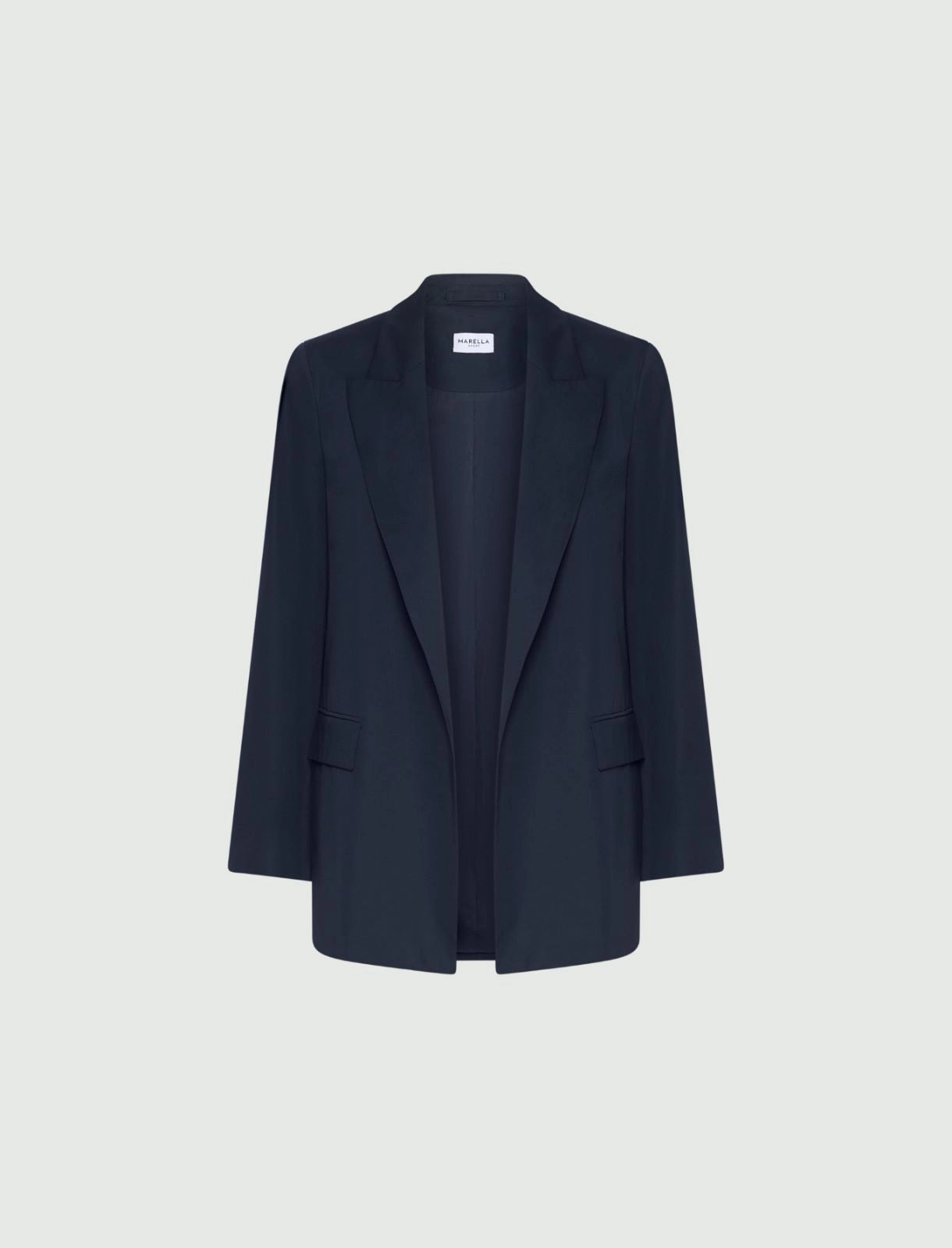 MARELLA NAVY OVERSIZED BLAZER MLSRANGHI 126