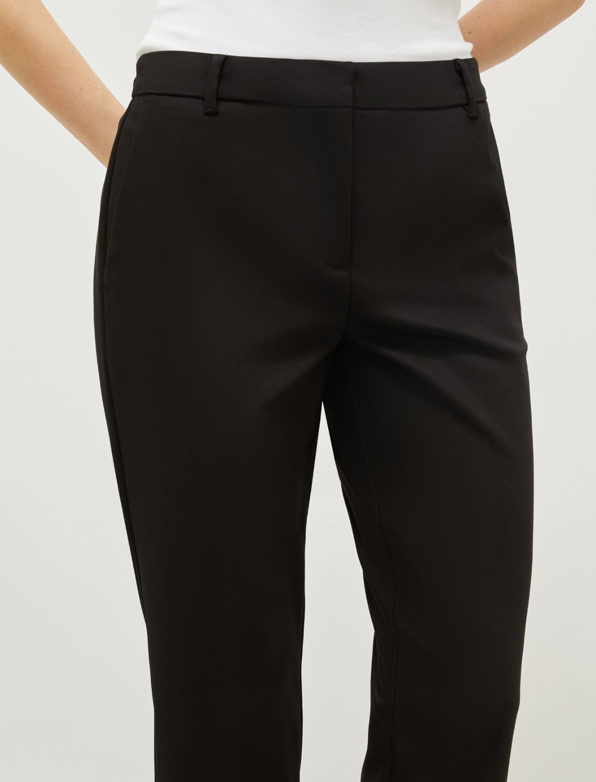 MARELLA MIELE BLACK LONG TROUSER 125