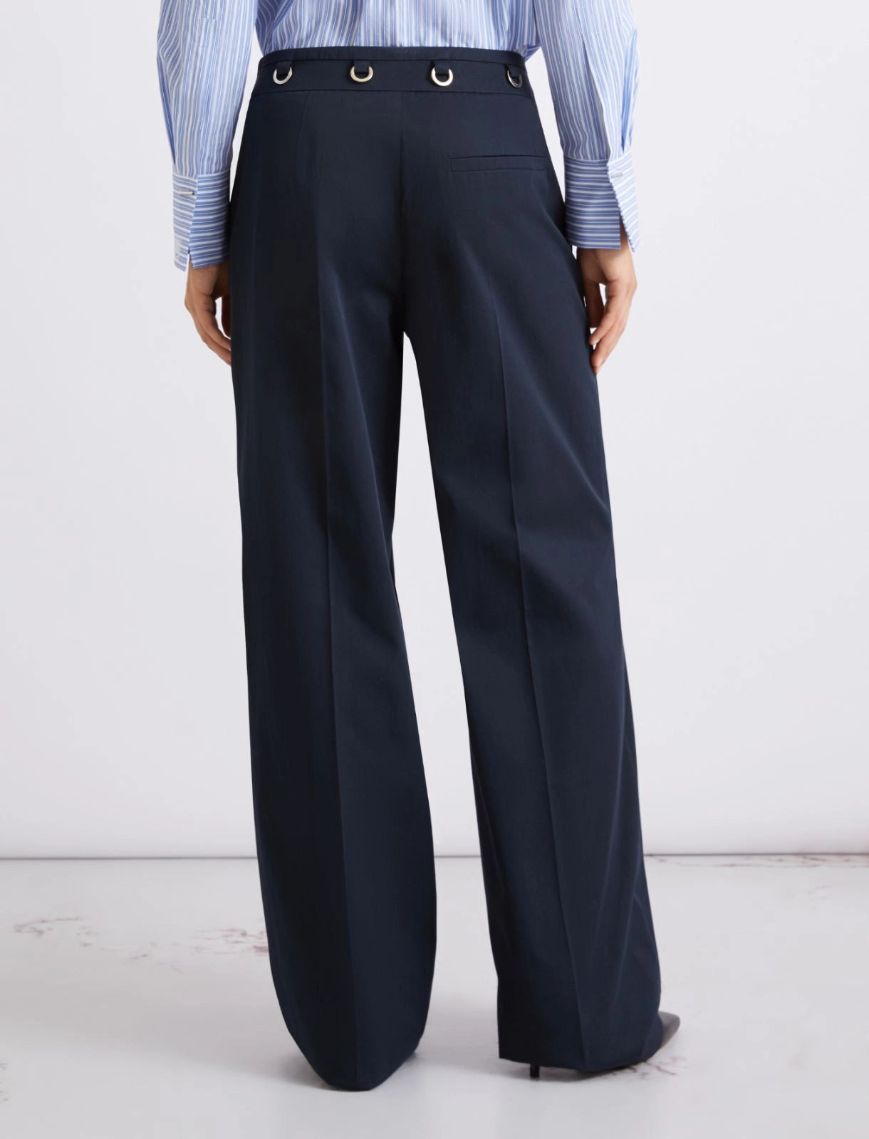 MARELLA NAVY TROUSERS MLSACCIAIO 126