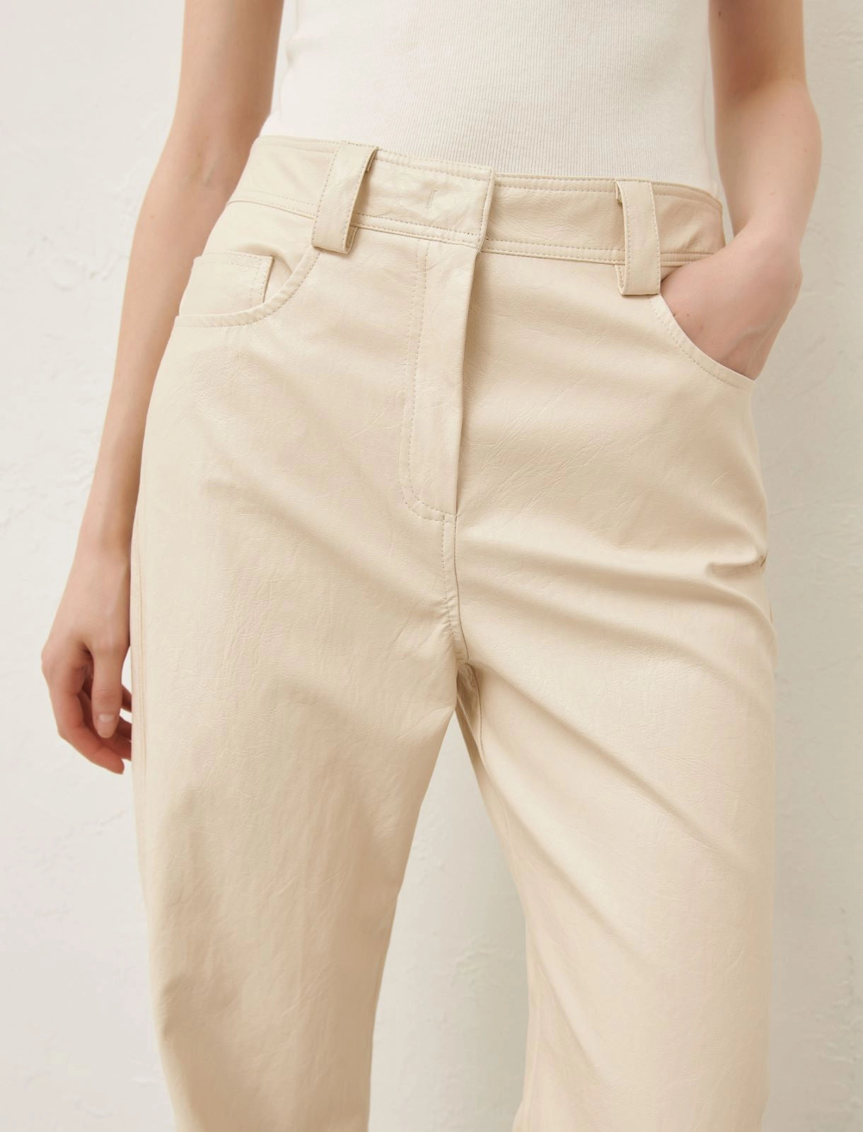 MARELLA KIOTA CREAM TROUSERS 224