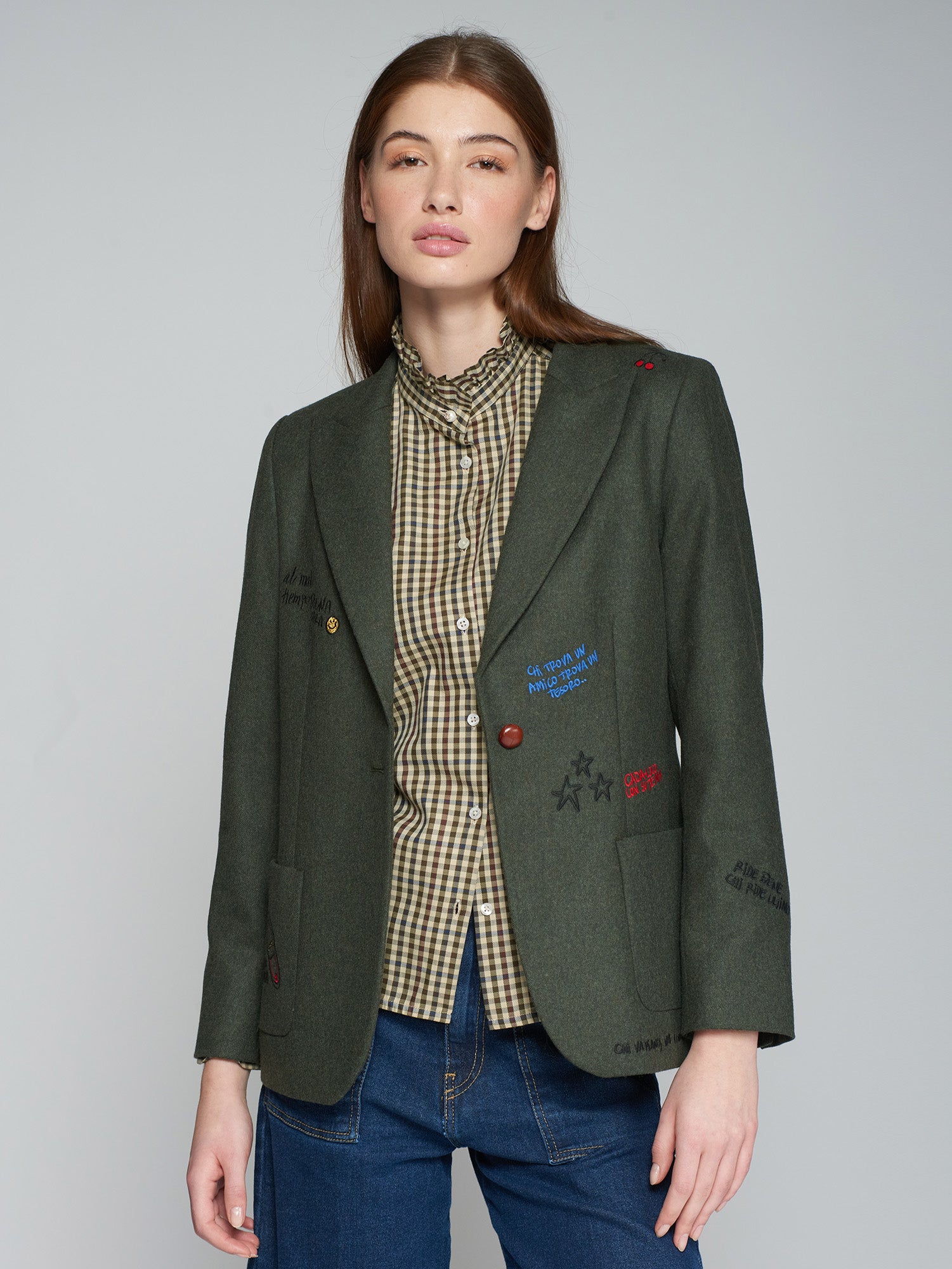 VILAGALLO KHAKI JACKET 31742 224