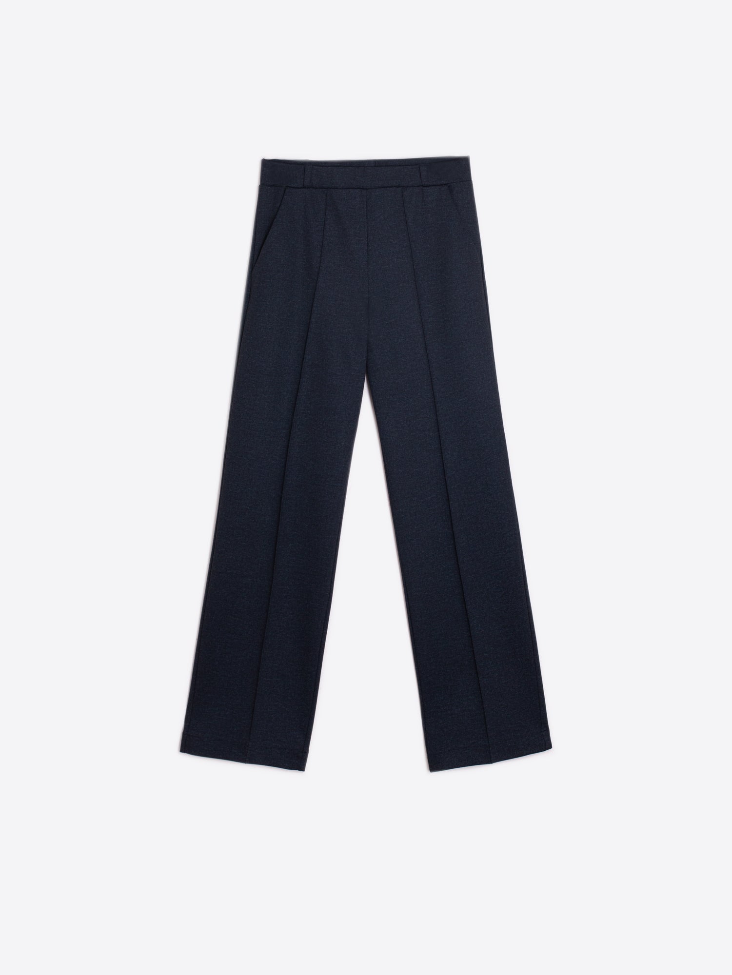 VILAGALLO NAVY HERRINGBONE TROUSERS 31780 224