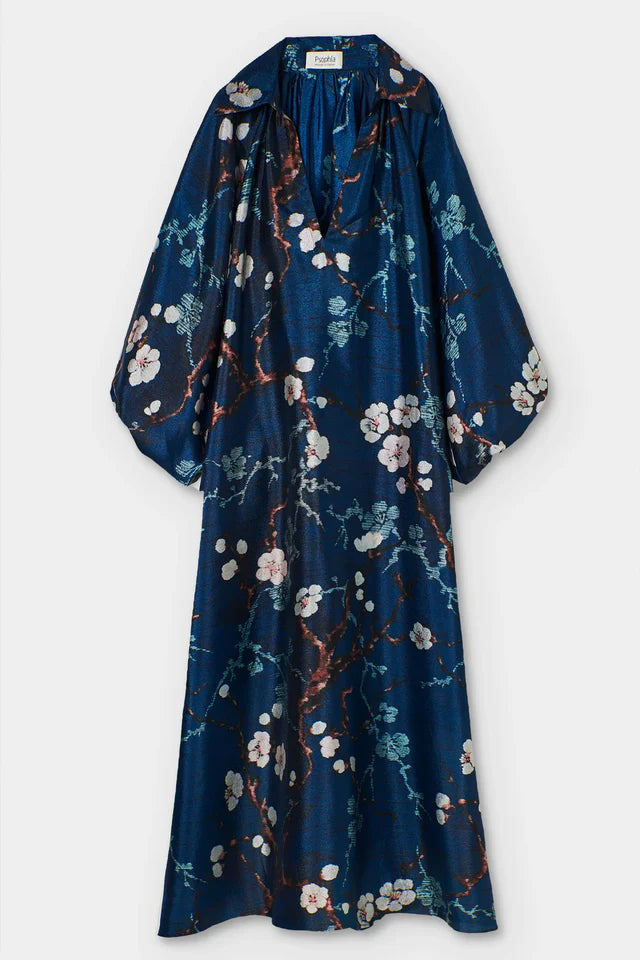 PSOPHIA NAVY FLORAL CHIFFON DRESS 201DRS2890 226
