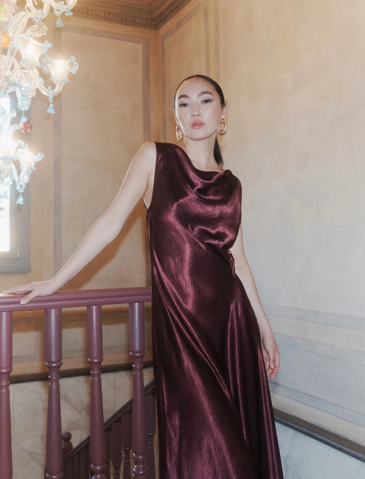 MARELLA BORDEAUX Dress MLLLIBERO 226