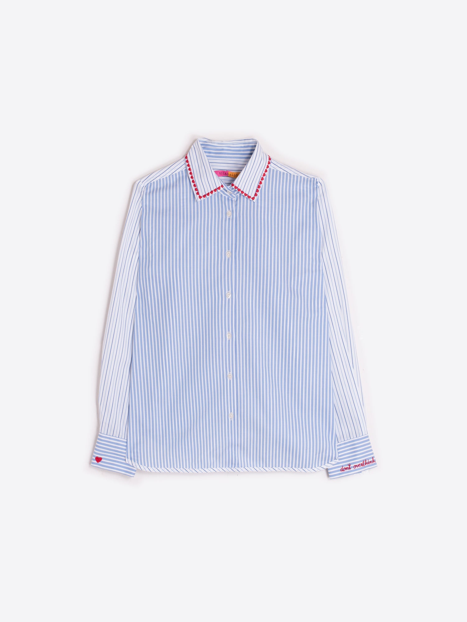 VILAGALLO STRIPE HEART BLOUSE 32660 225