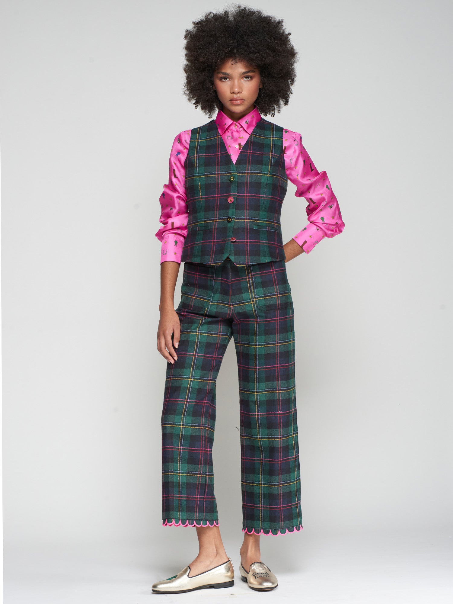 VILAGALLO GREEN WAIST COAT 32692 225