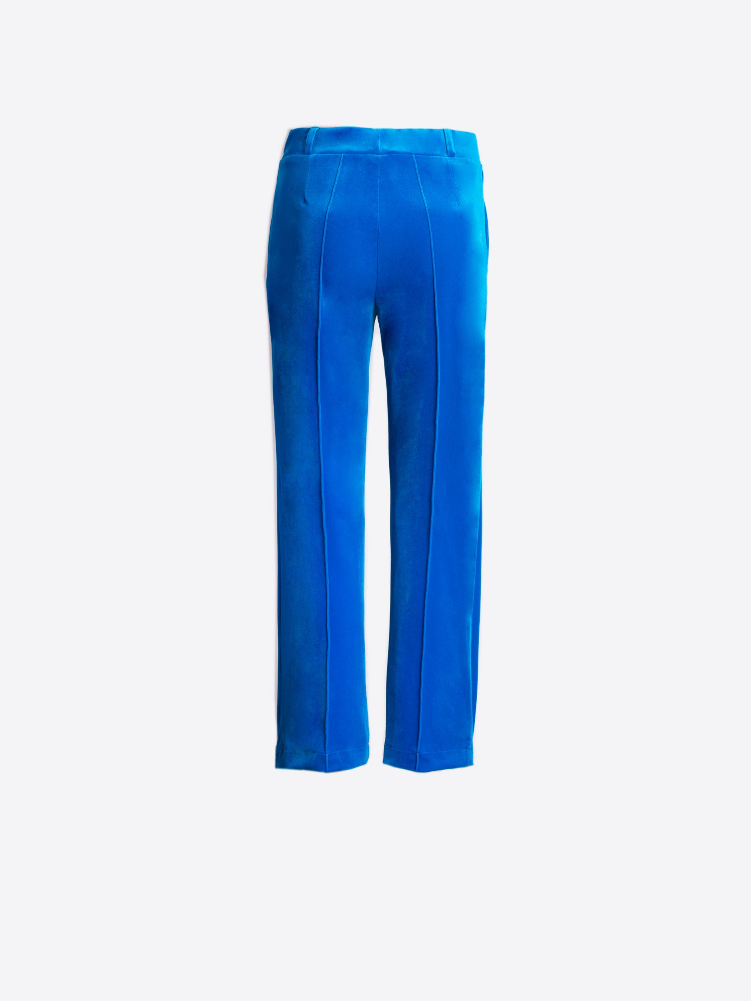 VILAGALLO TURQUOISE VELVET TROUSERS 32872 225