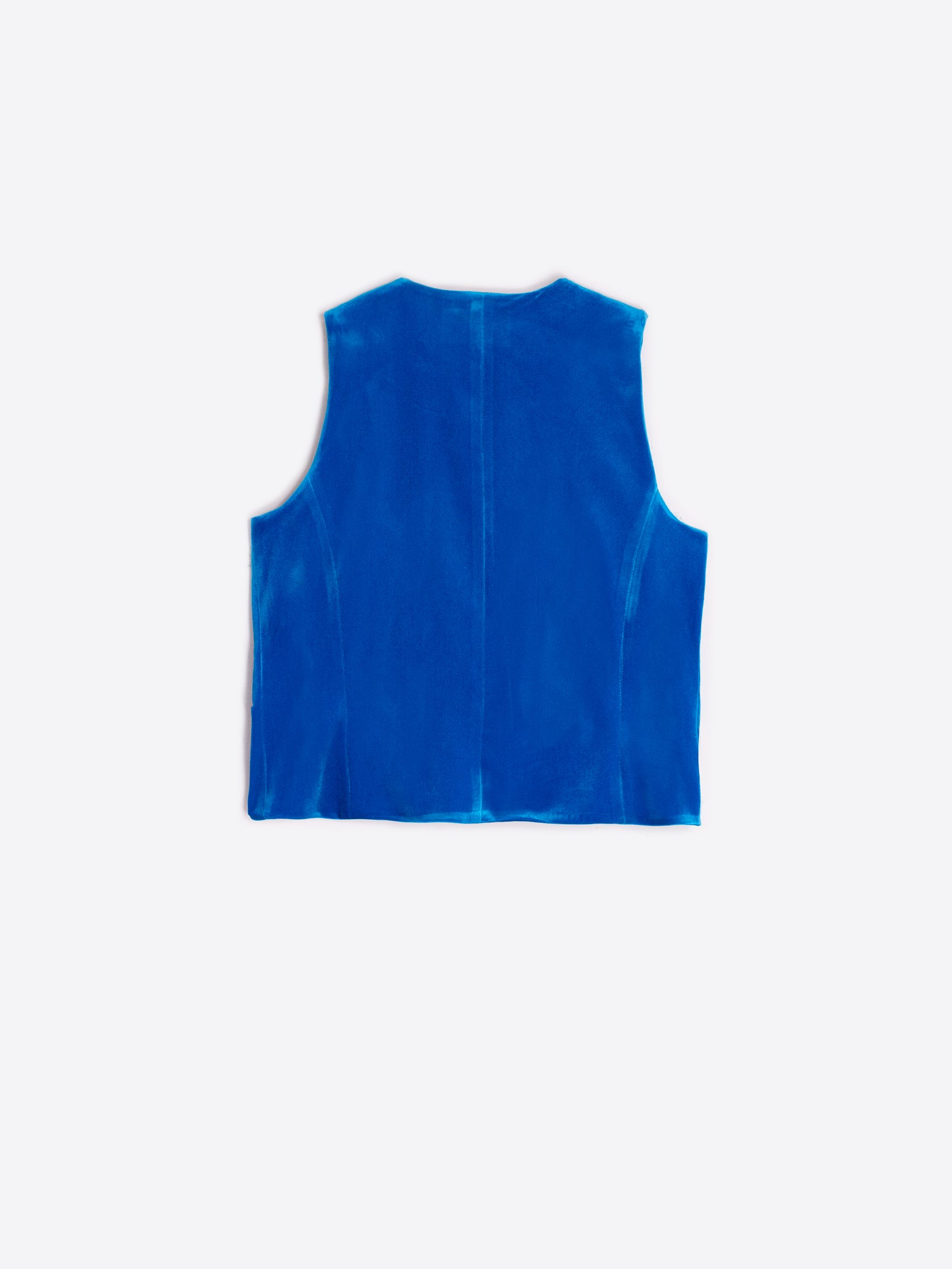 VILAGALLO TURQUOISE FRILL NECK BLOUSE 32875 225