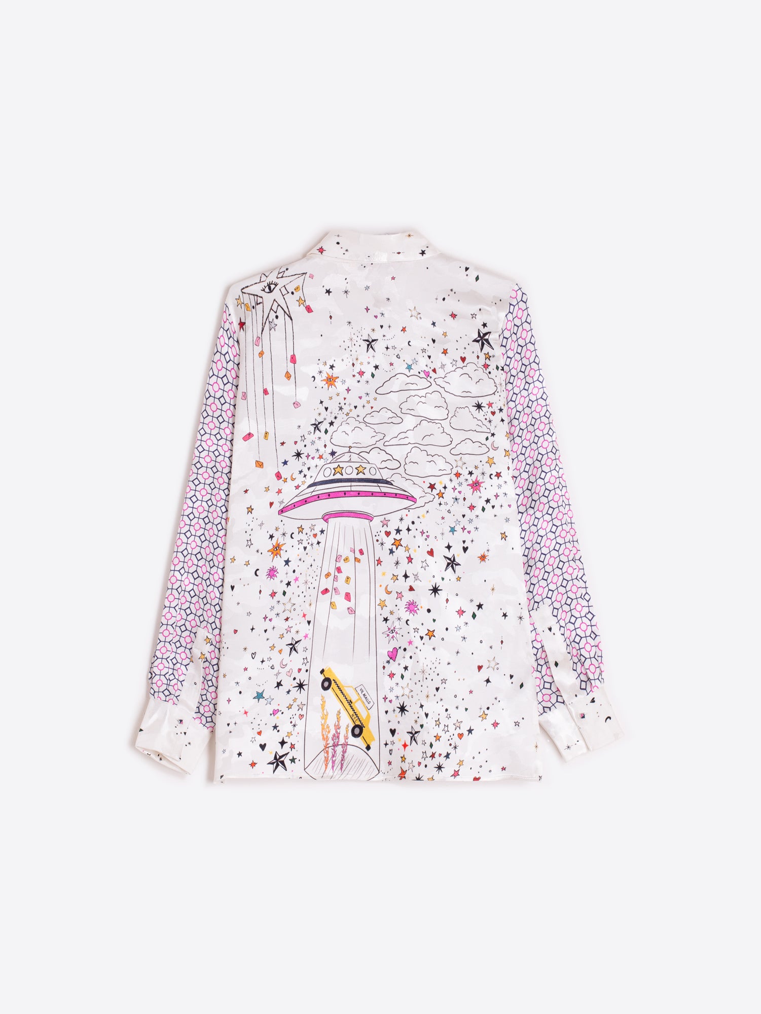 VILAGALLO PINK CHECK BLOUSE 32974 225