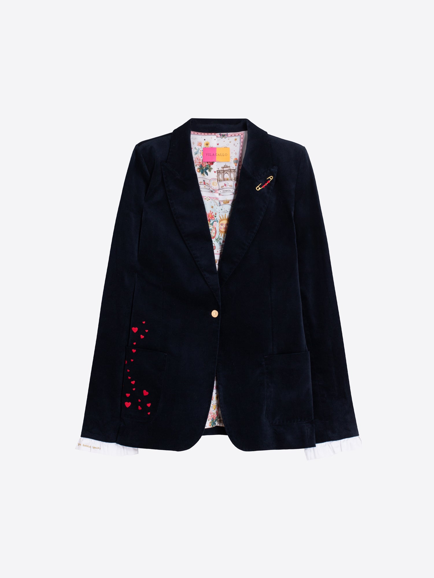 VILAGALLO NAVY JACKET 33863 226
