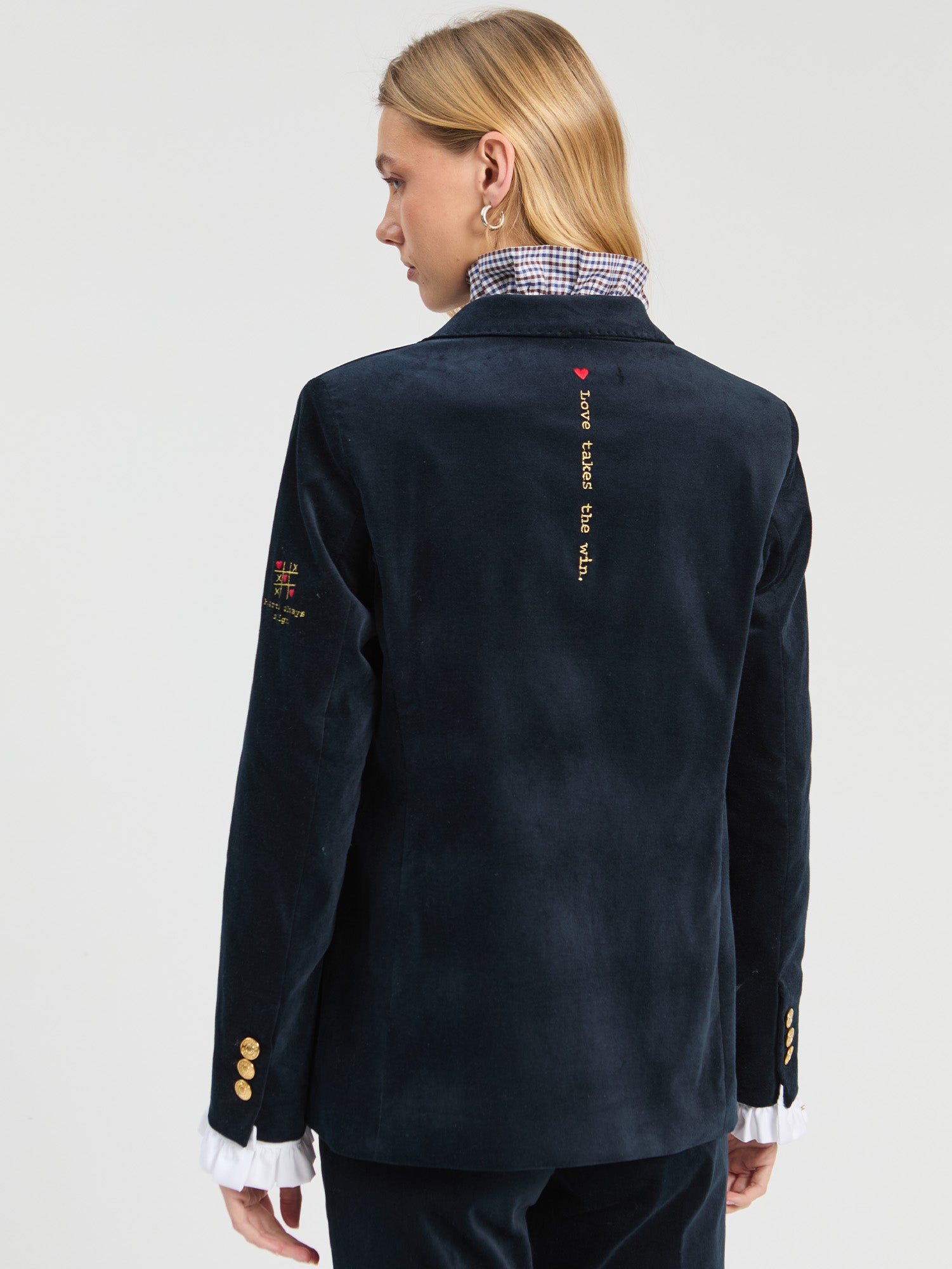 VILAGALLO NAVY JACKET 33863 226