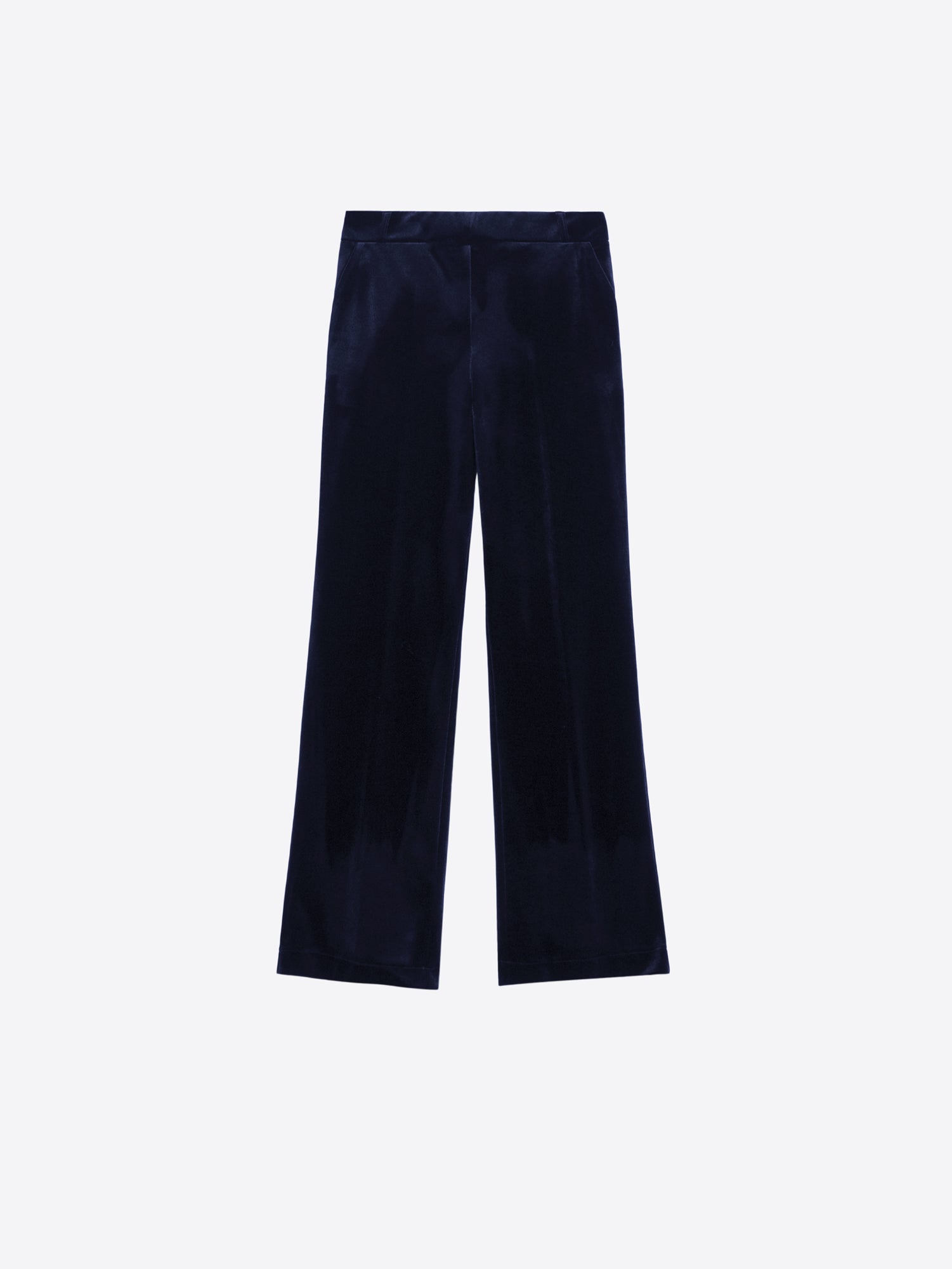 VILAGALLO NAVY VELVET TROUSERS 33864 226