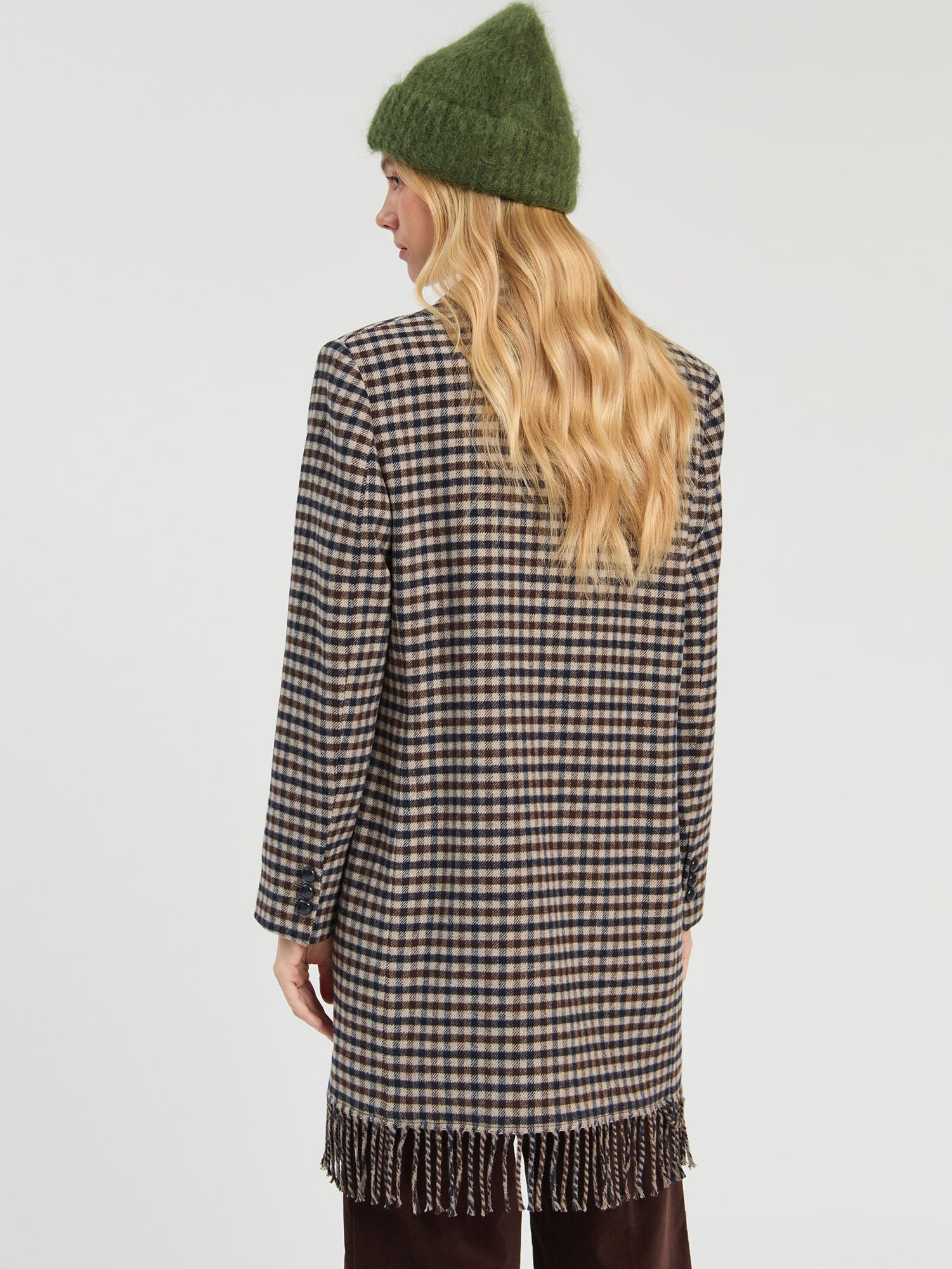 VILAGALLO NAVY COAT 33929 226
