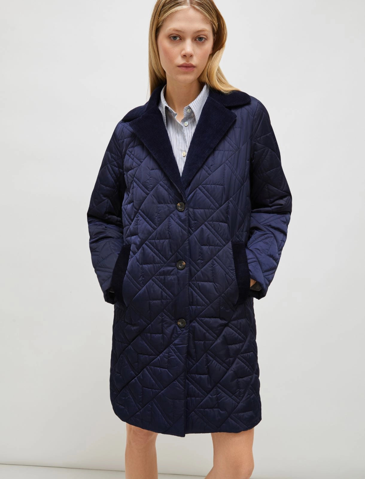 MARELLA URSULA NAVY COAT 224