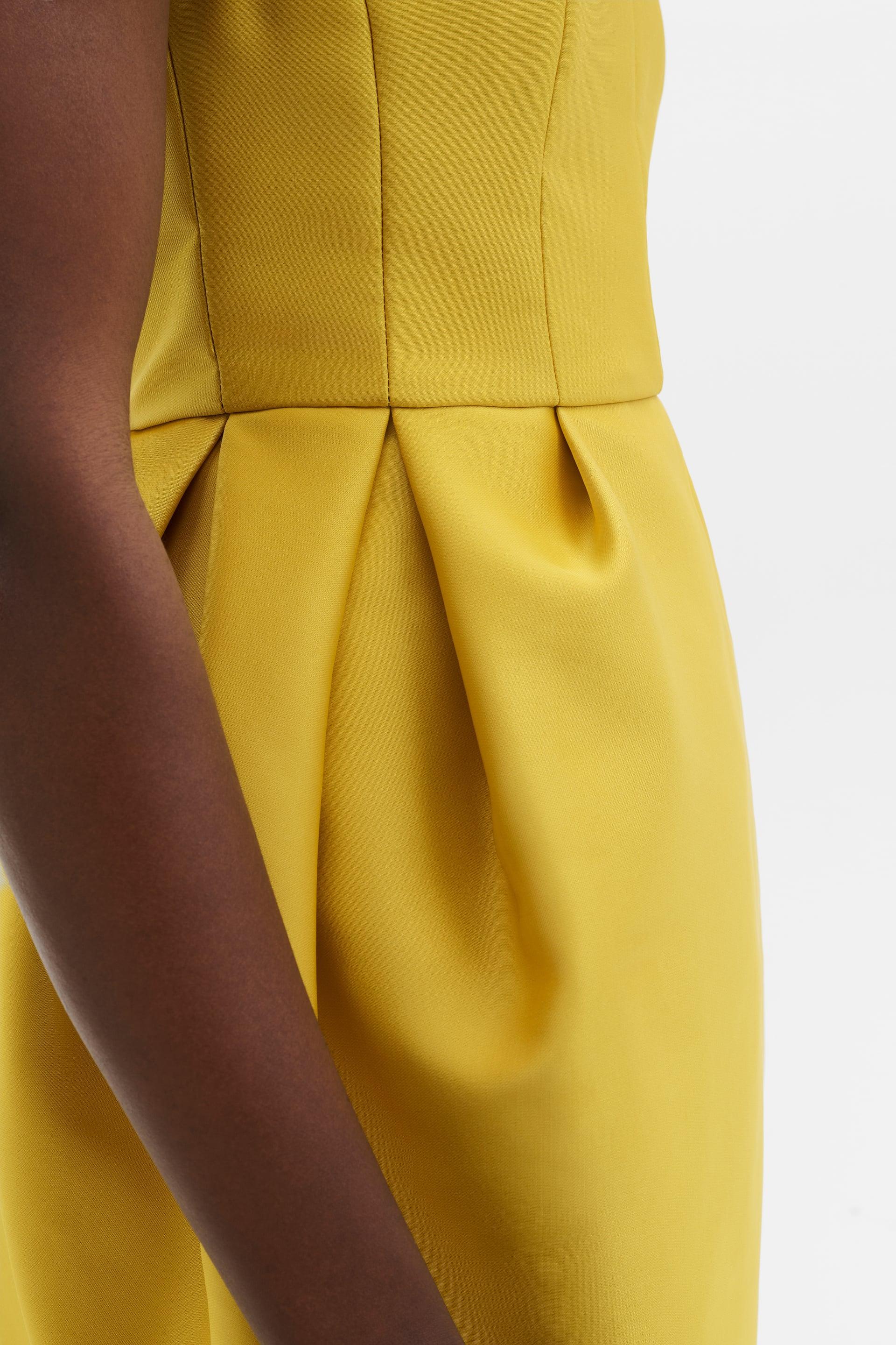 MALINA DEBRA MANGO SLEEVELESS SCULPTURAL MINI DRESS 226