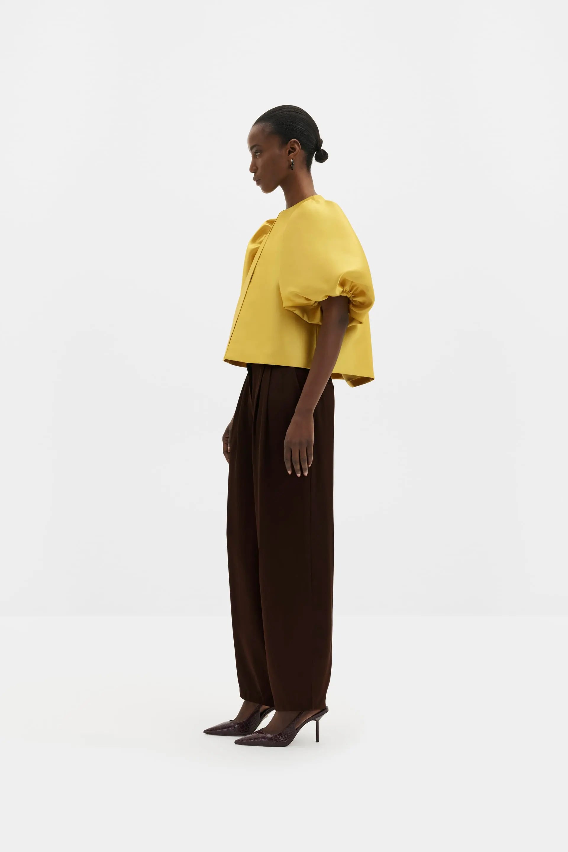 MALINA CLEO MANGO SATIN BLOUSE 226