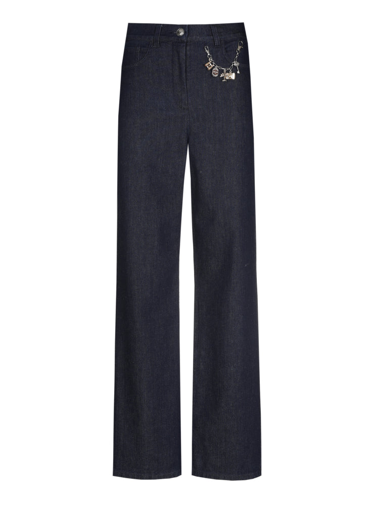 CAROLINE BISS DENIM STRAIGHT LEG JEANS 4513 23 229
