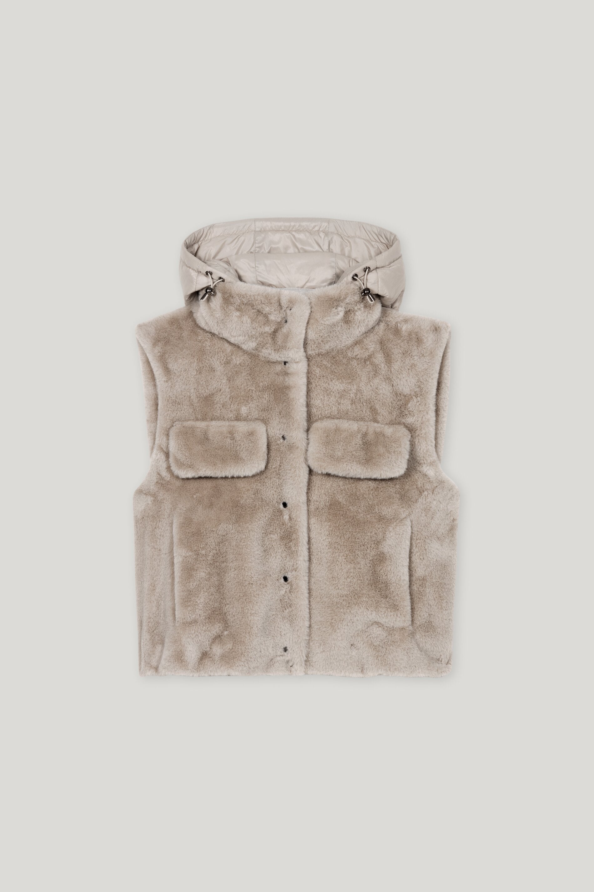 LUISA CERANO FAUX FUR GILET 428448 225