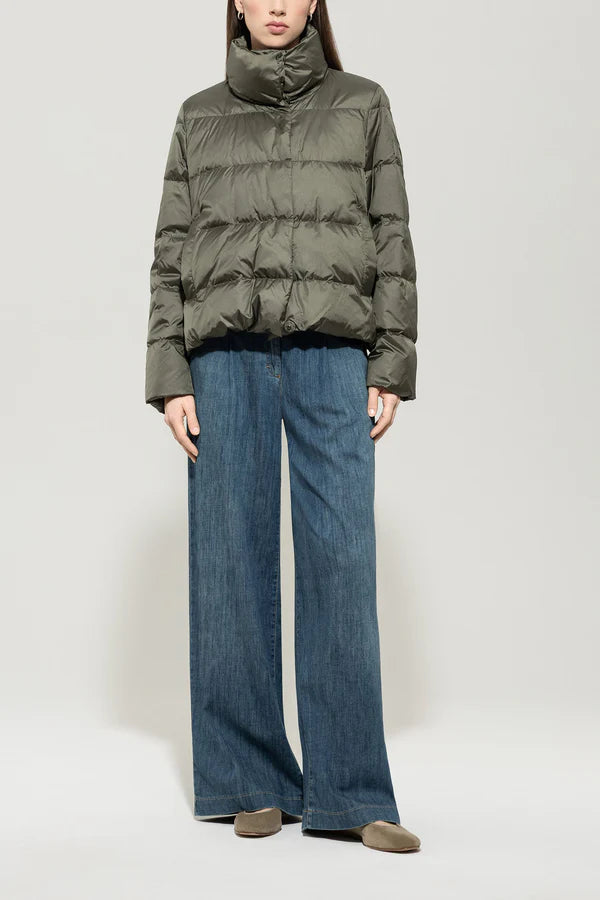 LUISA CERANO KHAKI QUILTED JACKET 428514 225