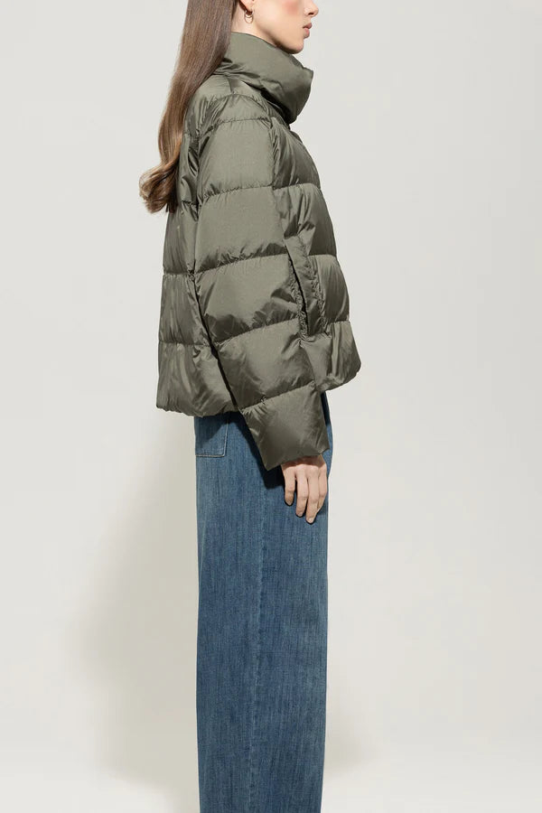 LUISA CERANO KHAKI QUILTED JACKET 428514 225