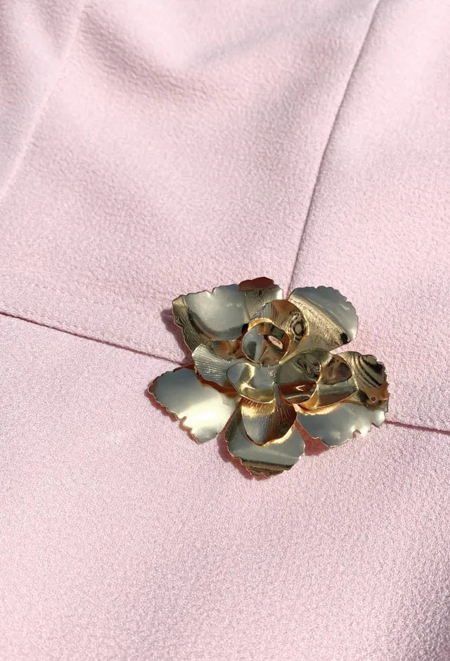 FEE G PINK LONG TIERED DRESS ELEANOR 864B53