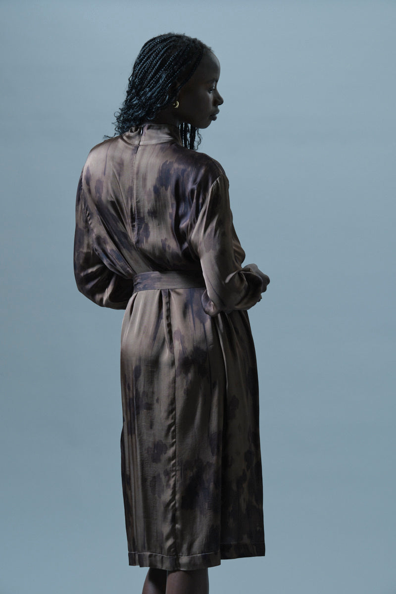 ICONA KHAKI BOW DRESS RI5MR029 225