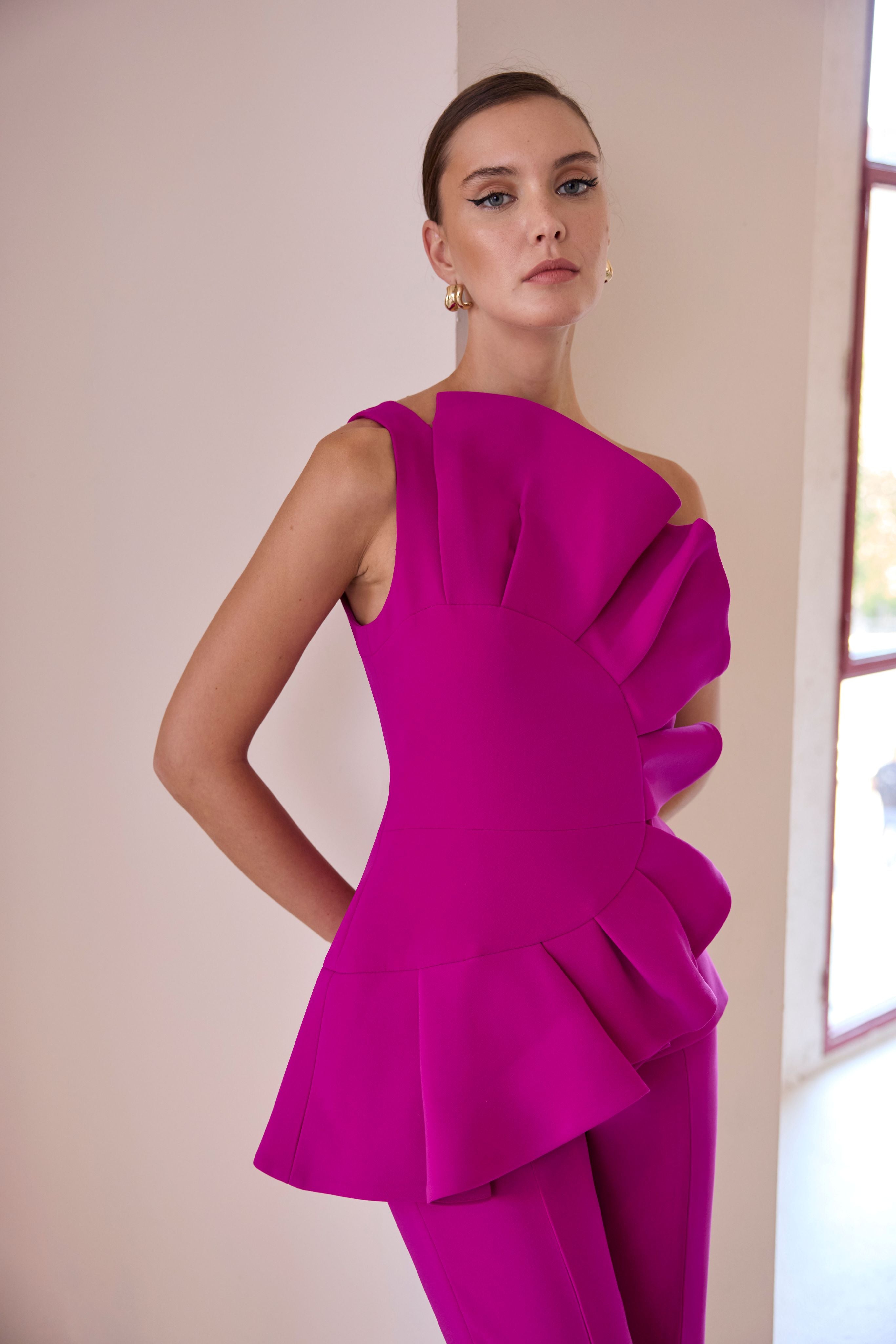 CARLA RUIZ PURPLE TROUSER SUIT 52561 126