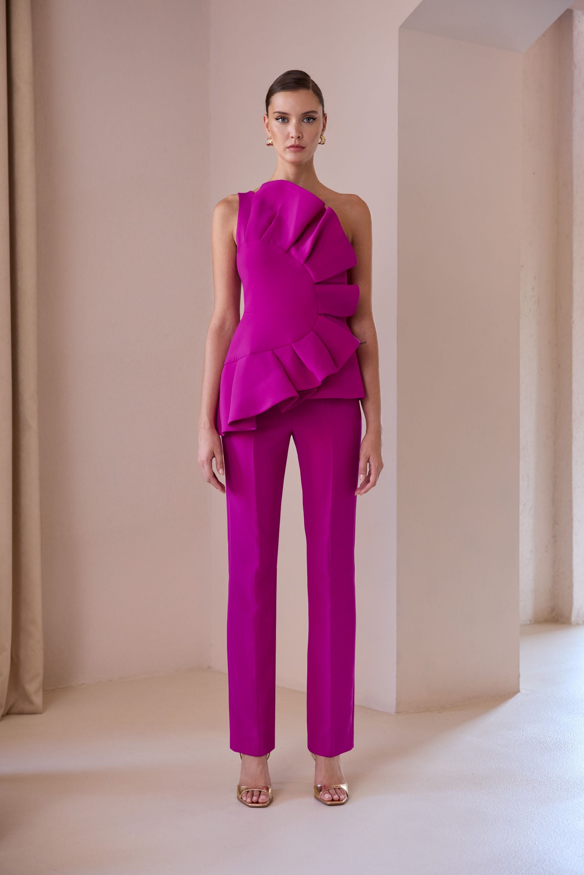 CARLA RUIZ PURPLE TROUSER SUIT 52561 126