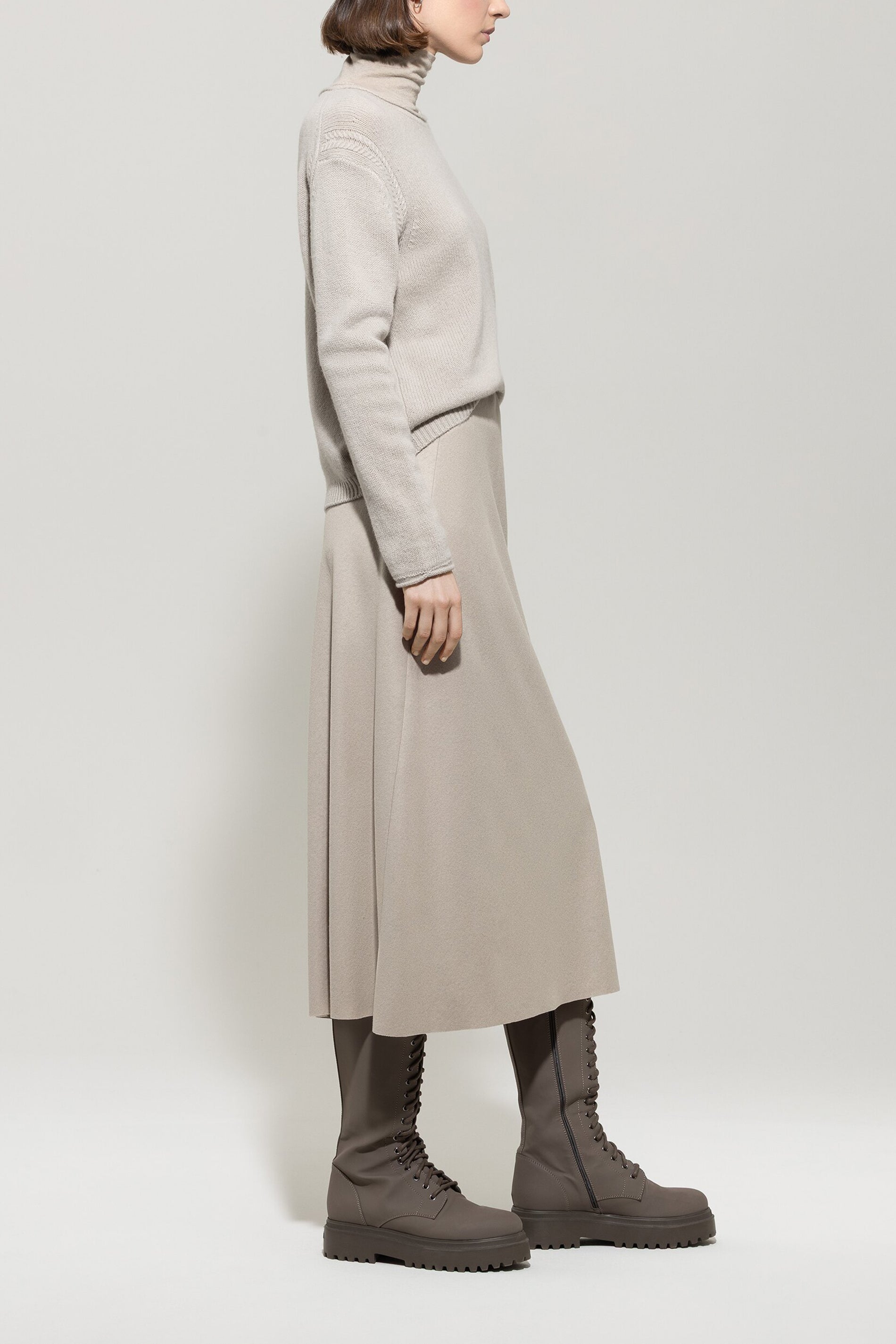 LUISA CERANO CHAWLK FLANNEL SKIRT 528309 225