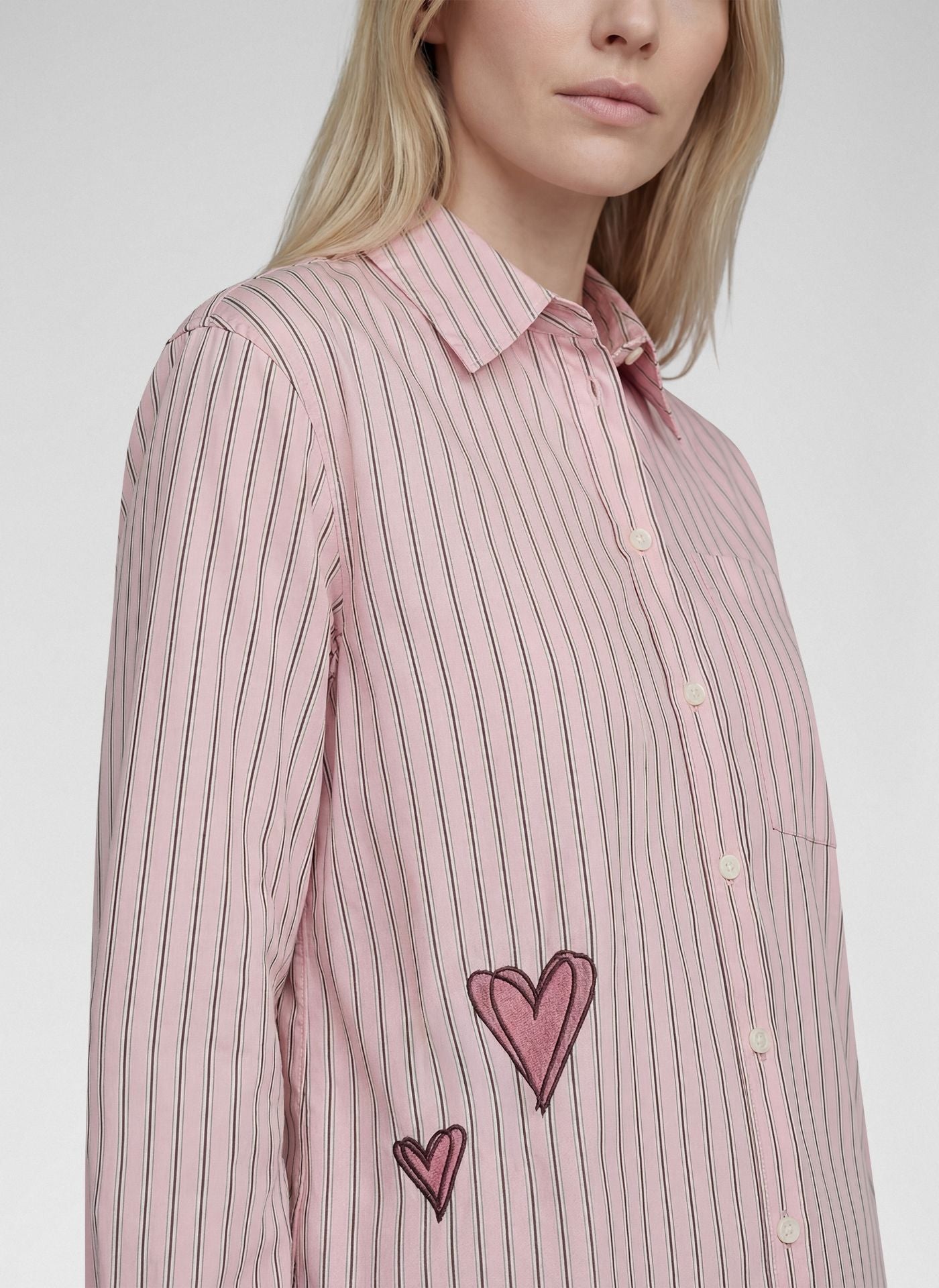 RABE PINK STRIPE COTTON SHIRT 57-111100 226