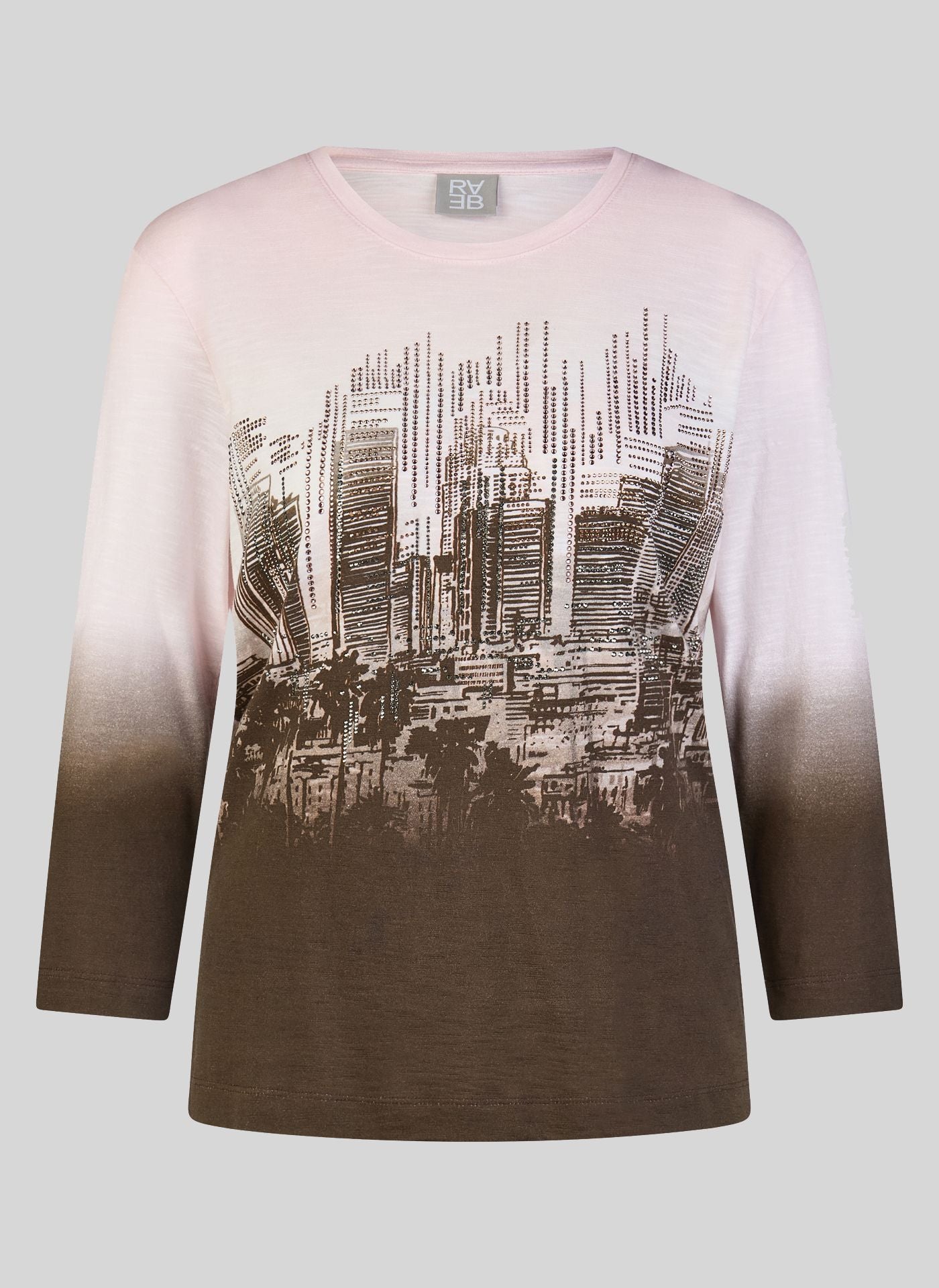 RABE PINK PRINT BLOUSE 57-111364 226