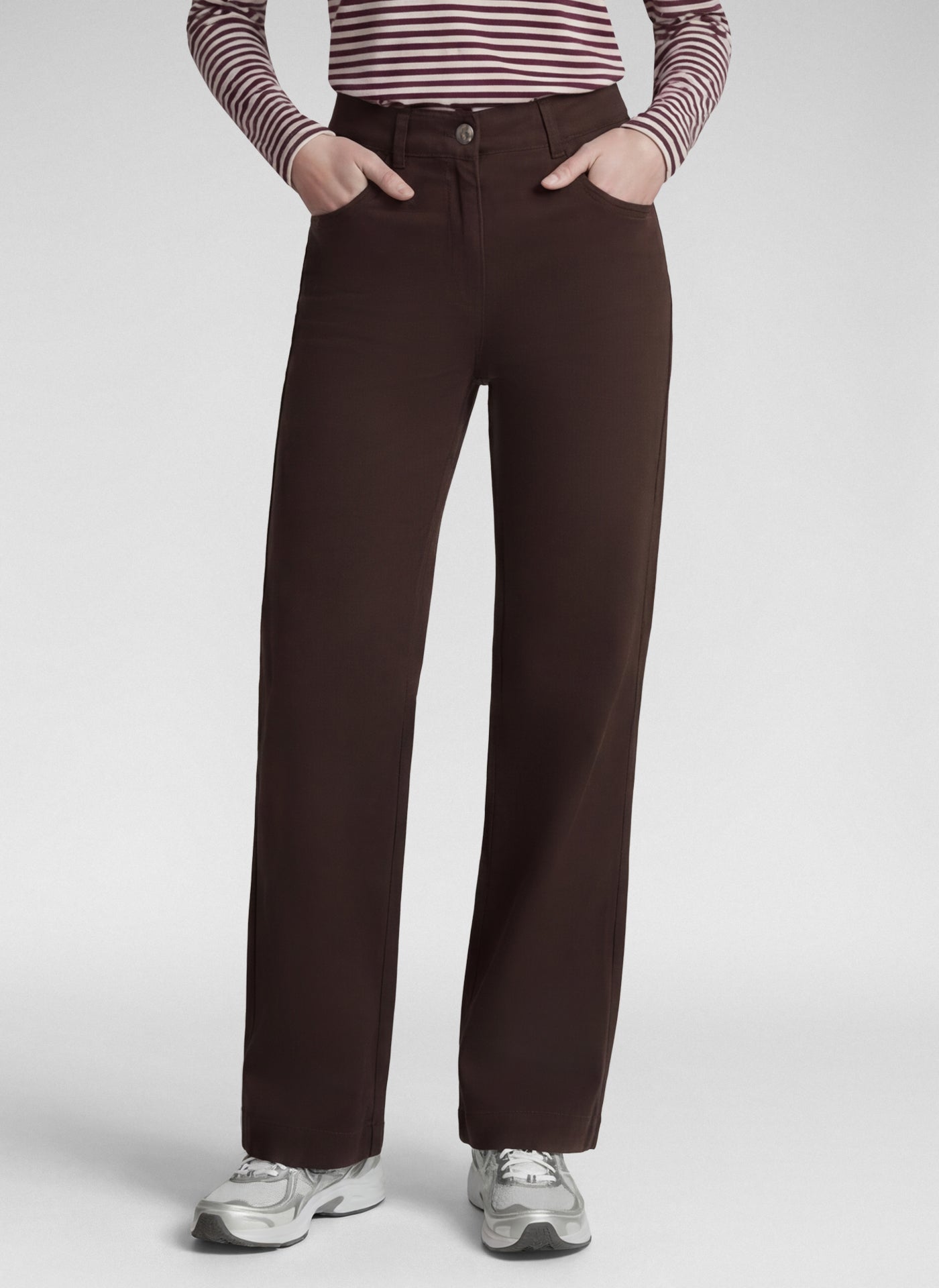 RABE BROWN WIDE LEG JEANS 57-300158 226