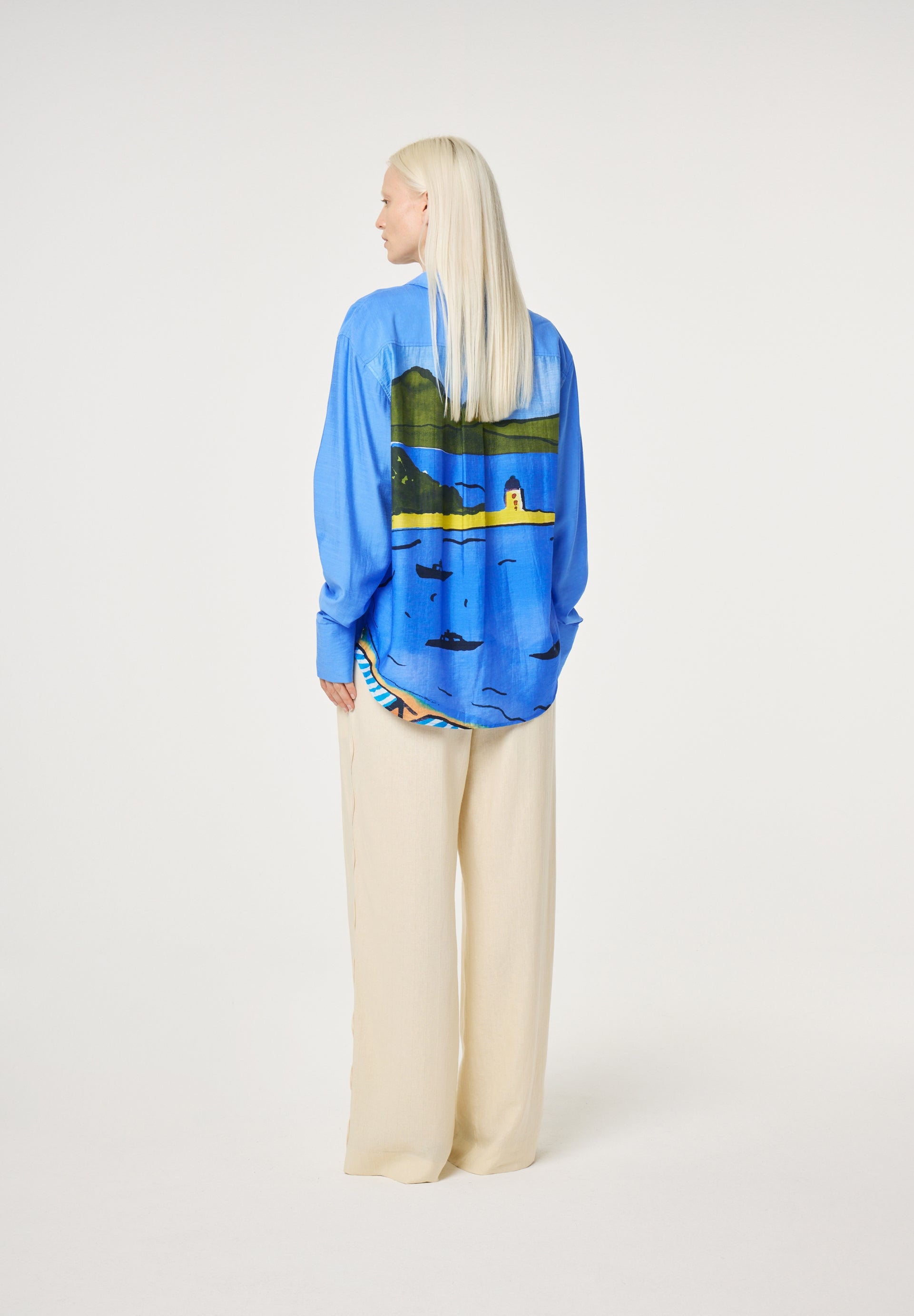 FABIENNE CHAPOT NAVINA BLOUSE BLUE CLTBLS15SS260238 126