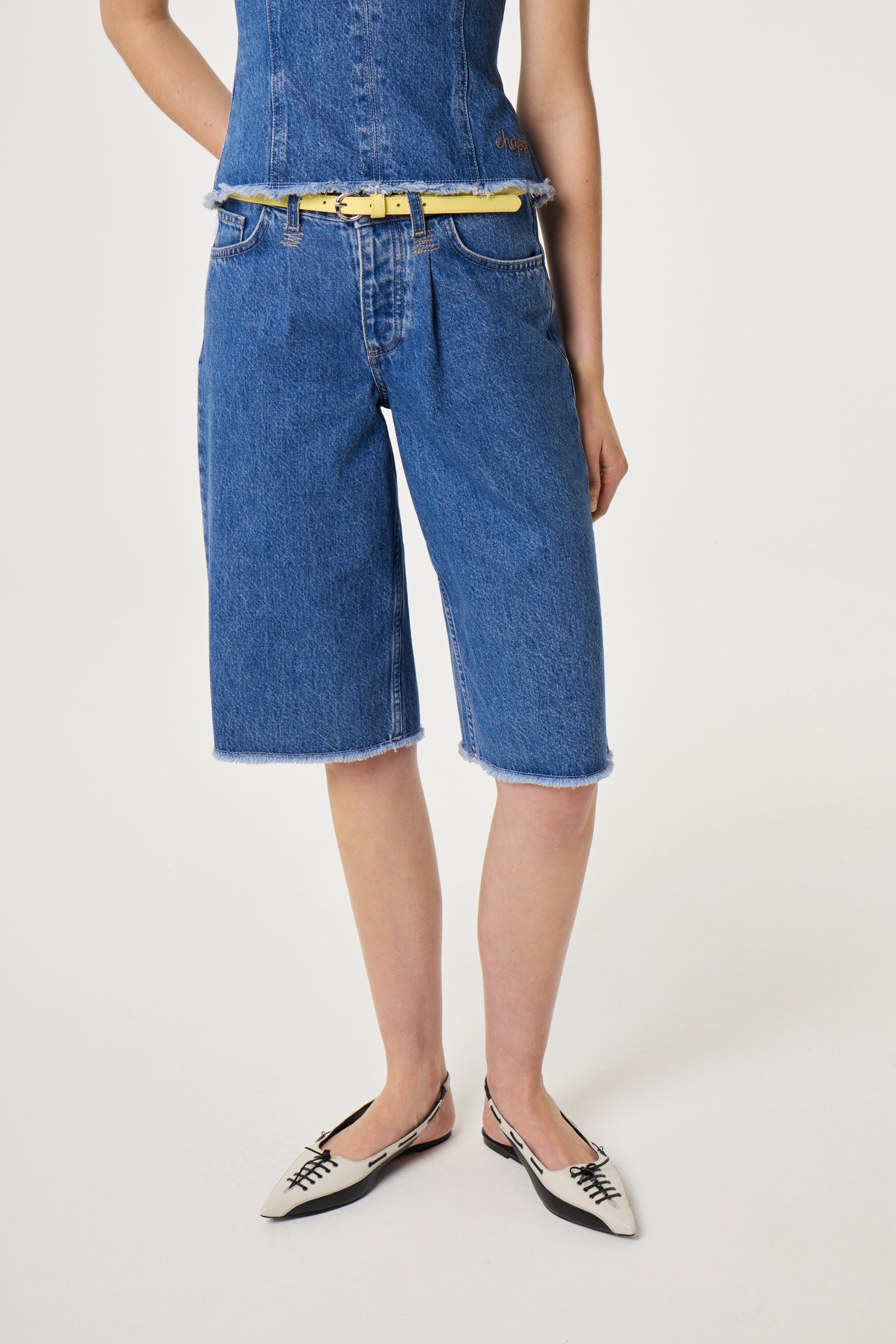 FABIENNE CHAPOT LUCY WIDE JORTS BLUE CLTSHO03SS263023 126