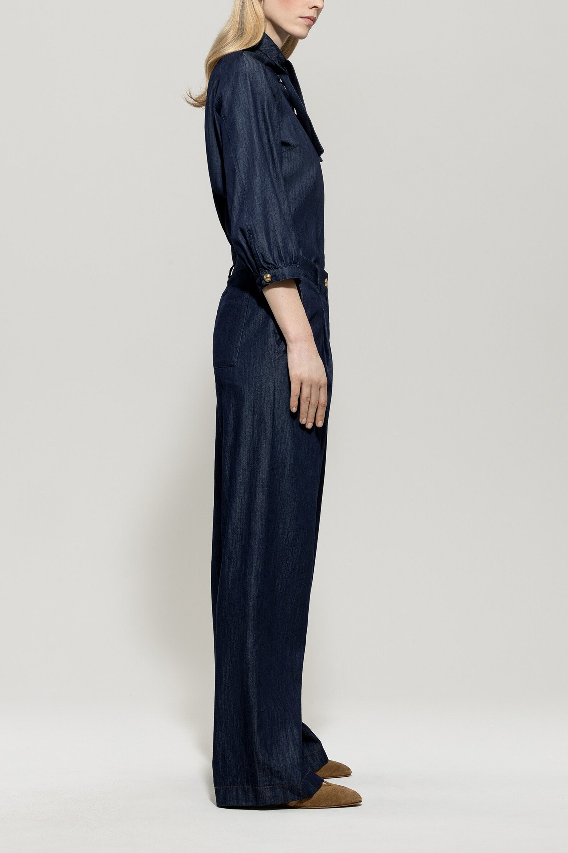 LUISA CERANO DENIM WIDE LEG JEANS 628814 225