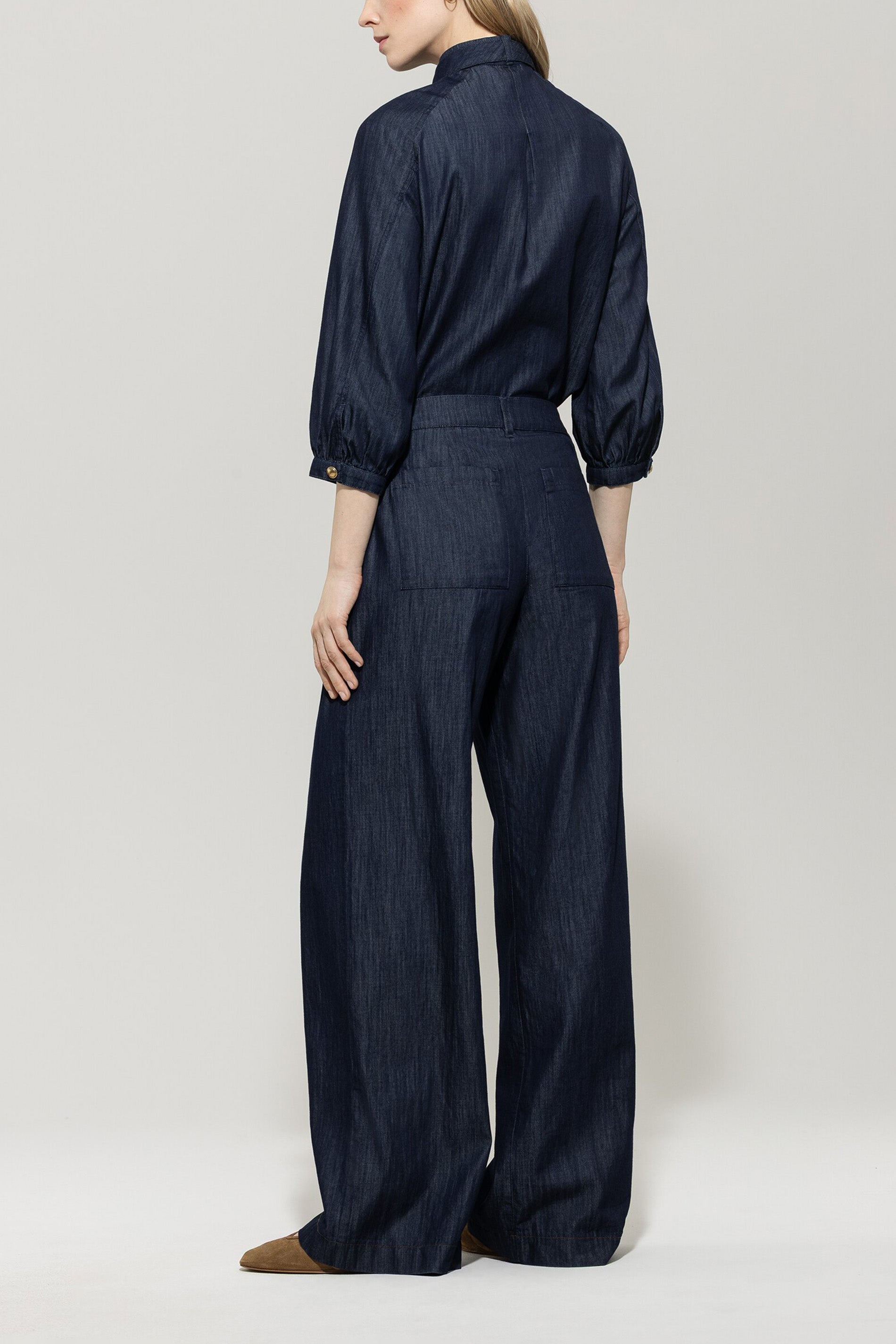 LUISA CERANO DENIM WIDE LEG JEANS 628814 225