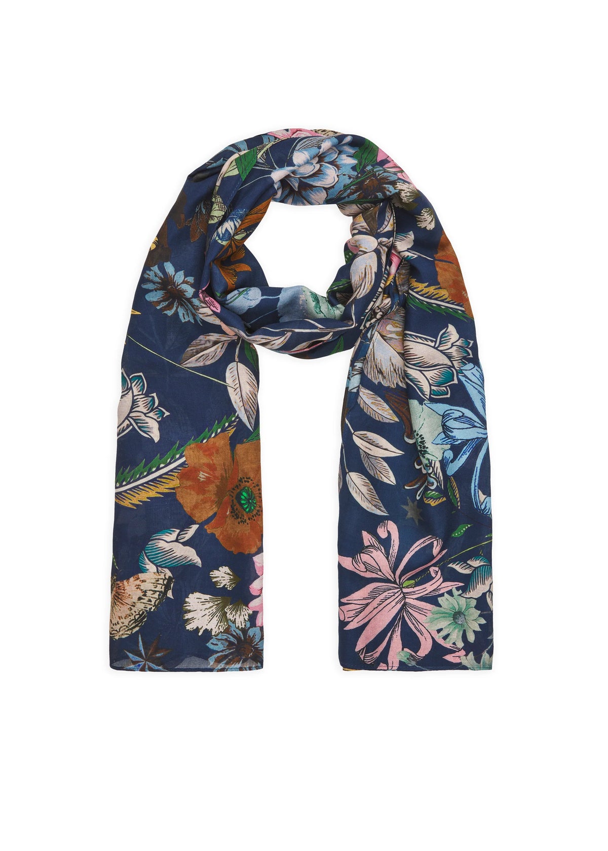 CODELLO BLUE PRINT SCARF 62S0012 226