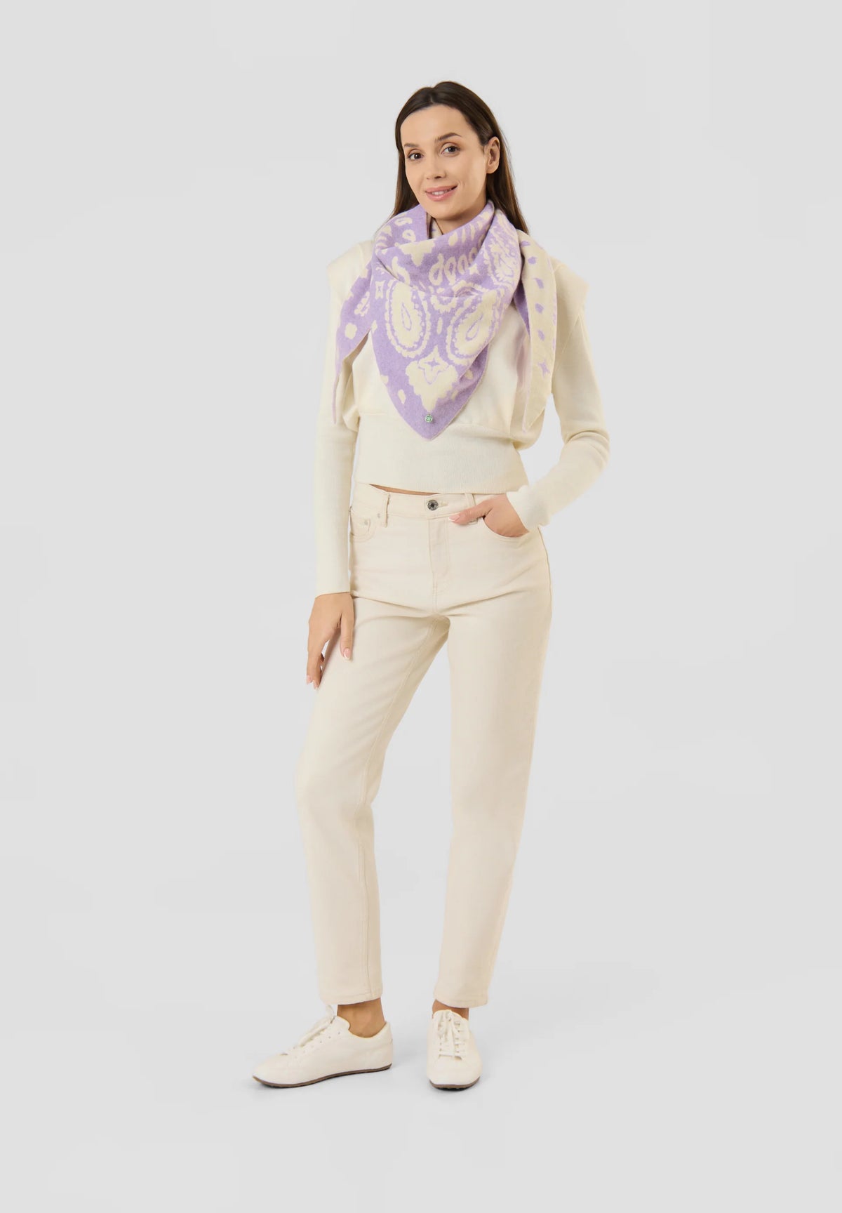 CODELLO LILAC KNIT TRIANGLE 62T0005 226