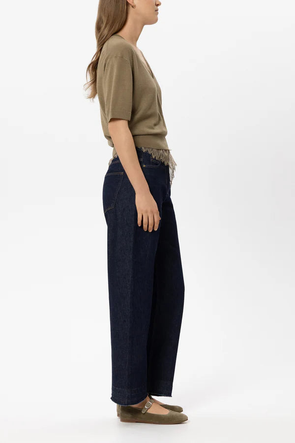 LUISA CERANO BLUE STRAIGHT LEG JEANS 648909 226