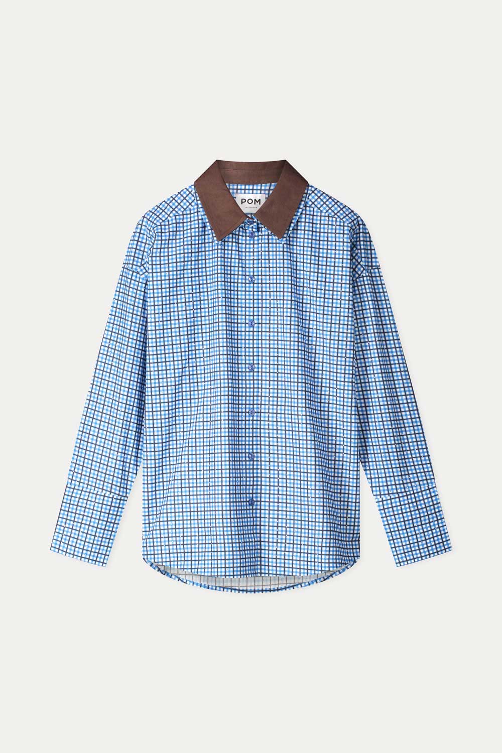 POM BLUE SPARKLE BLOUSE 9709 226