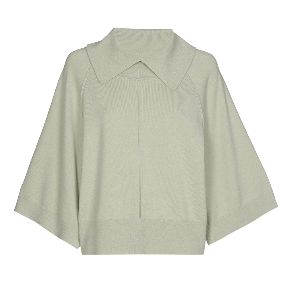 CAROLINE BISS GREEN ROUND NECK KNIT 4249 63 226